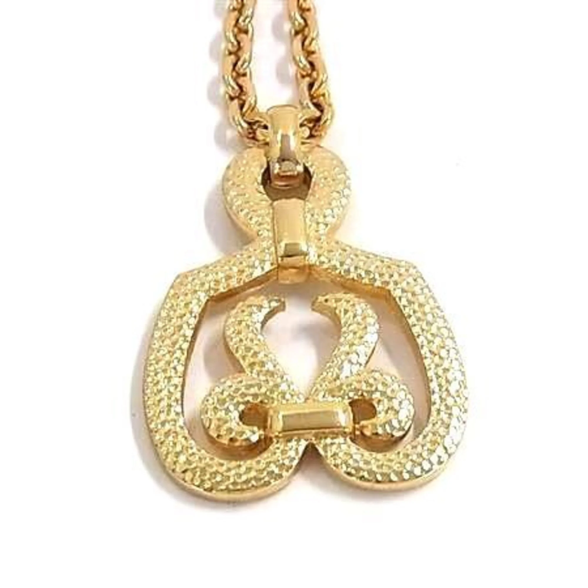 Pendant Necklace Gold Metal - Image 3