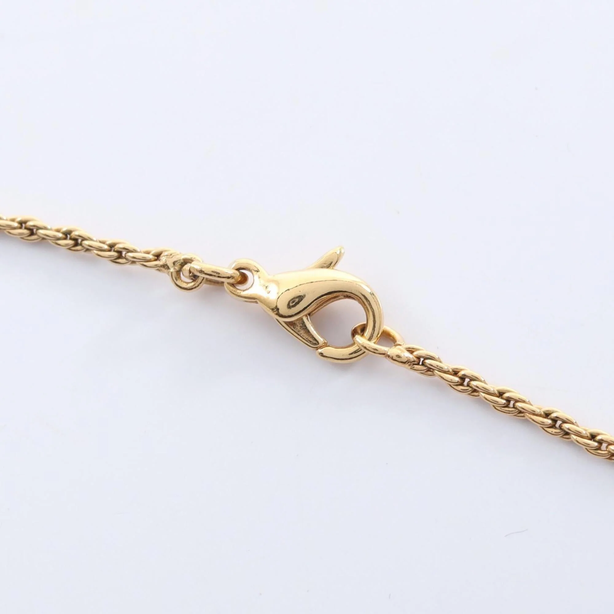 Pendant Necklace Gold Plated with Rhinestone - Image 4