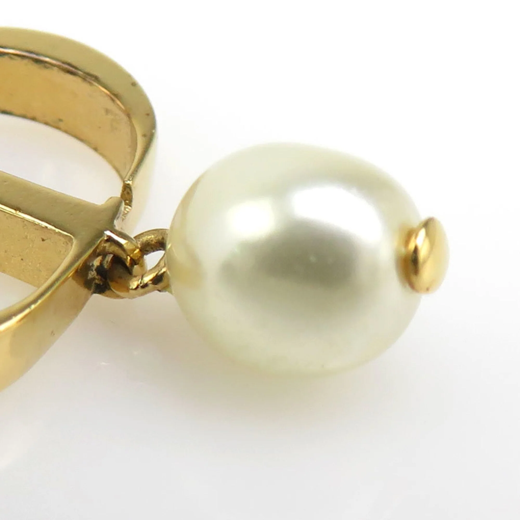 Pendant Necklace Metal and Artificial Pearl - Image 5