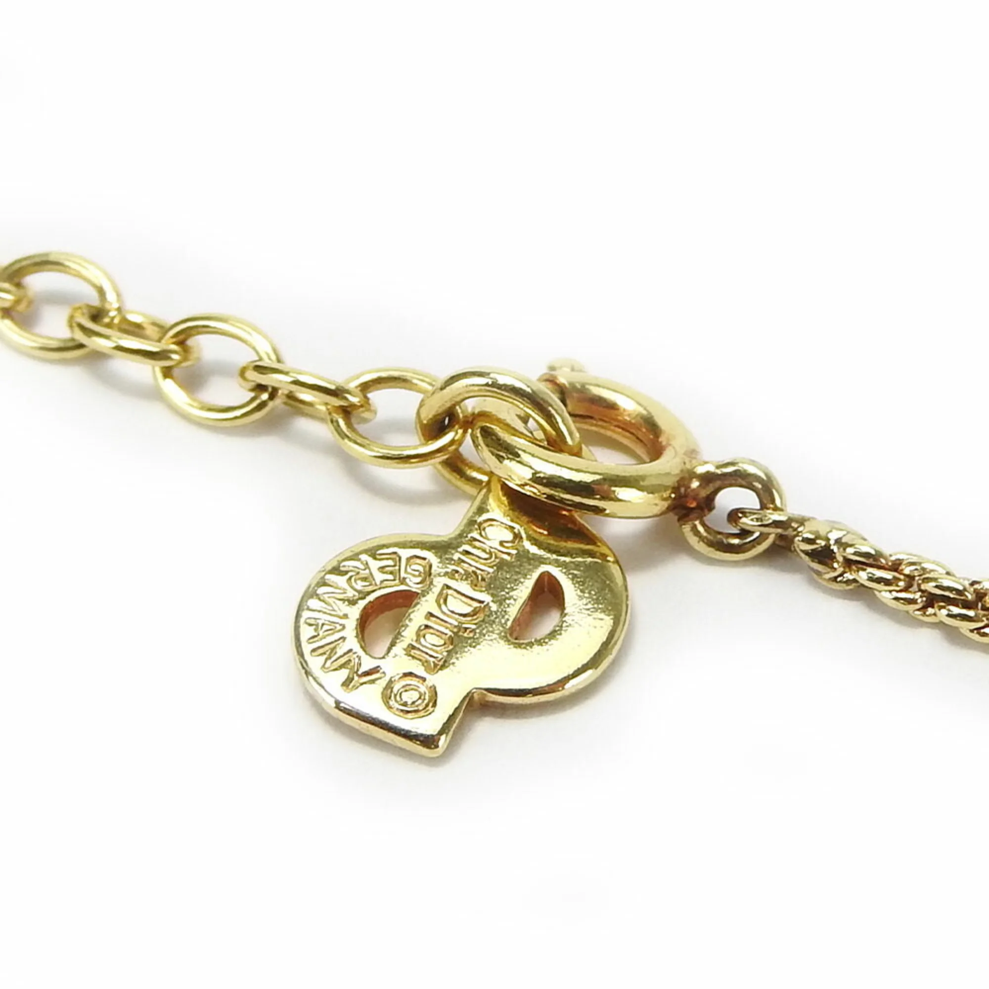 Pendant Necklace Metal Gold with Rhinestone - Image 6