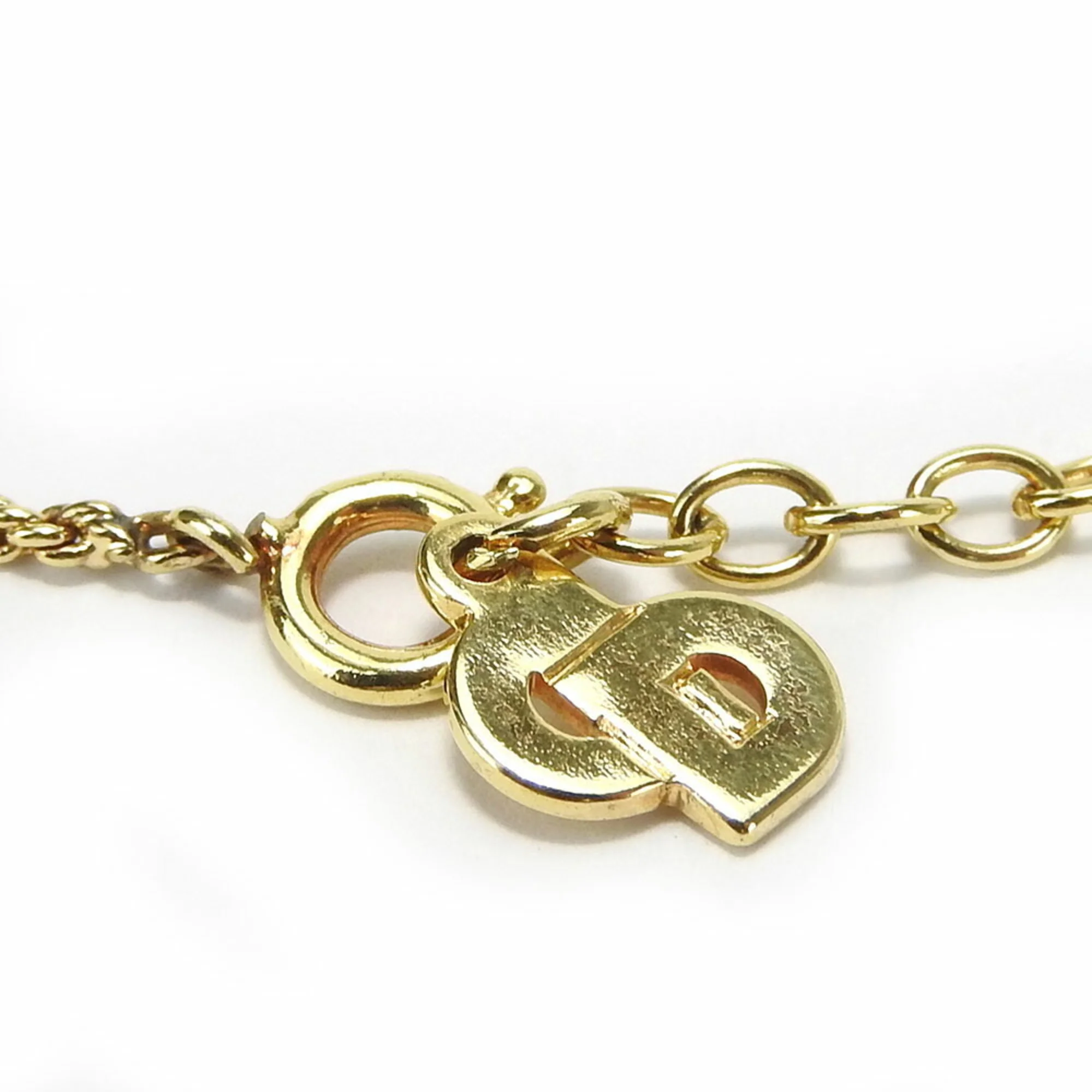 Pendant Necklace Metal Gold with Rhinestone - Image 7