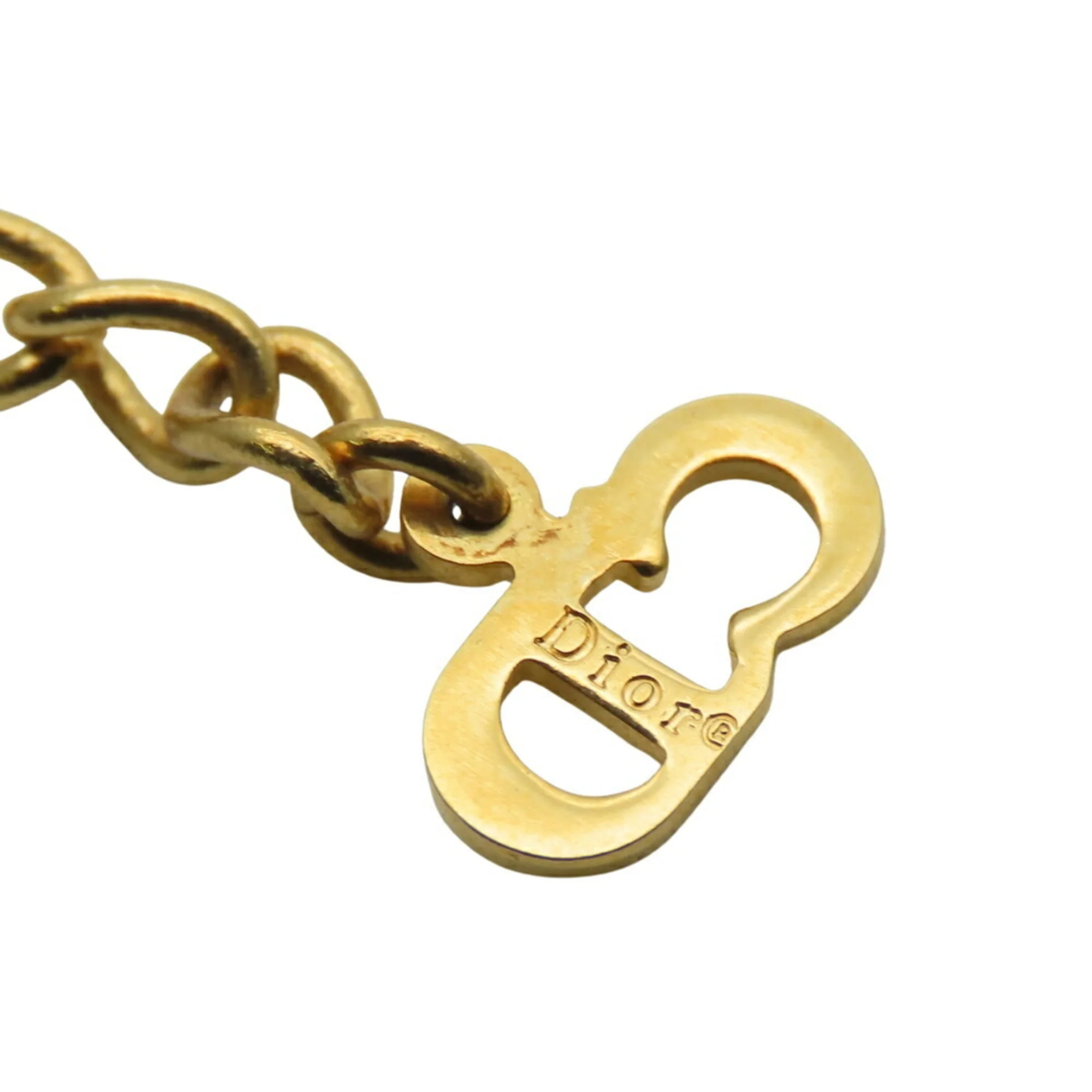 Pendant Necklace Metal Gold with Rhinestone - Image 8