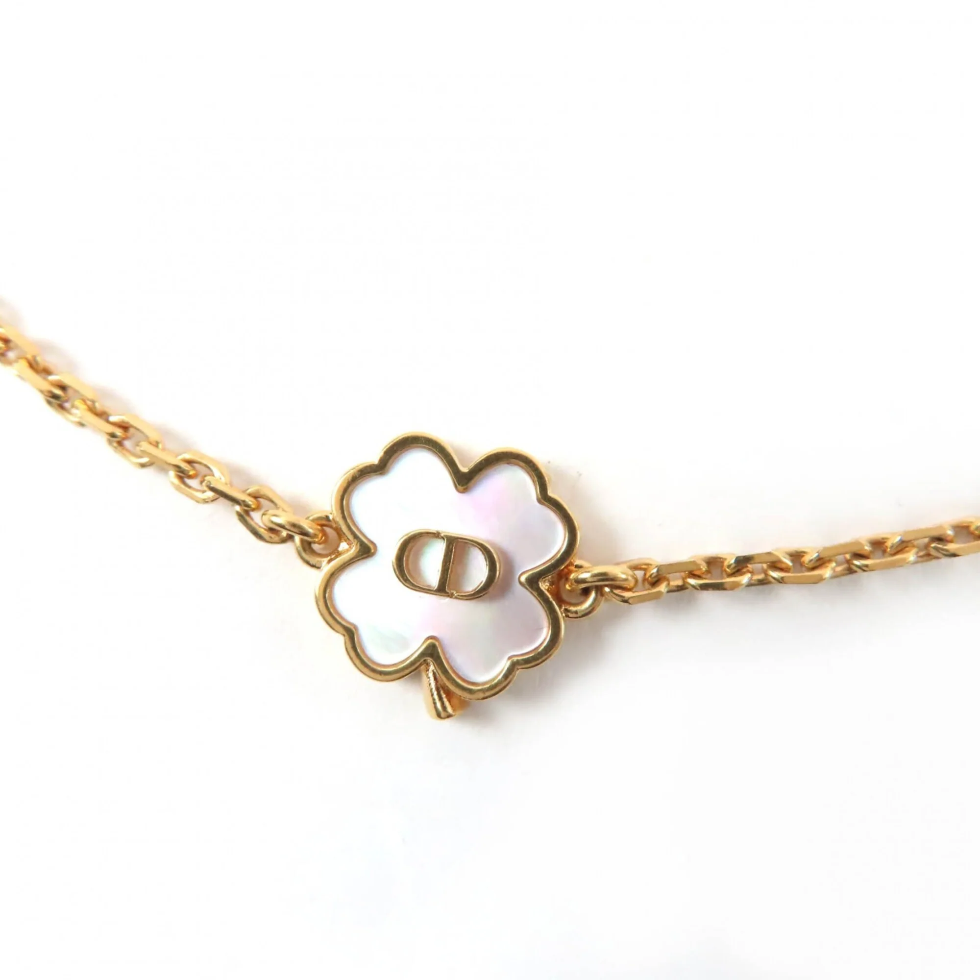 Pendant Necklace Mother Of Pearl Gold - Image 4