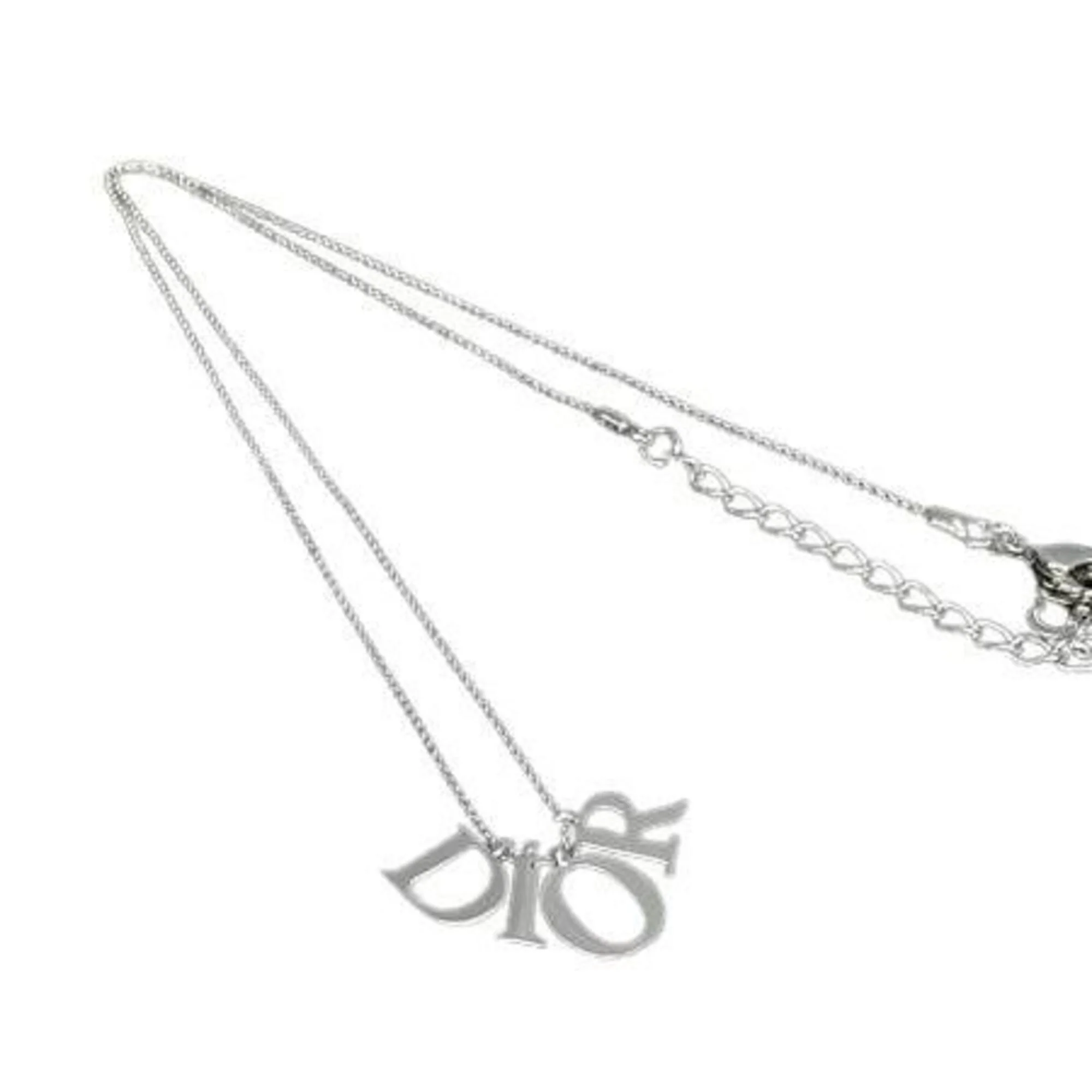 Pendant Necklace Silver Metal