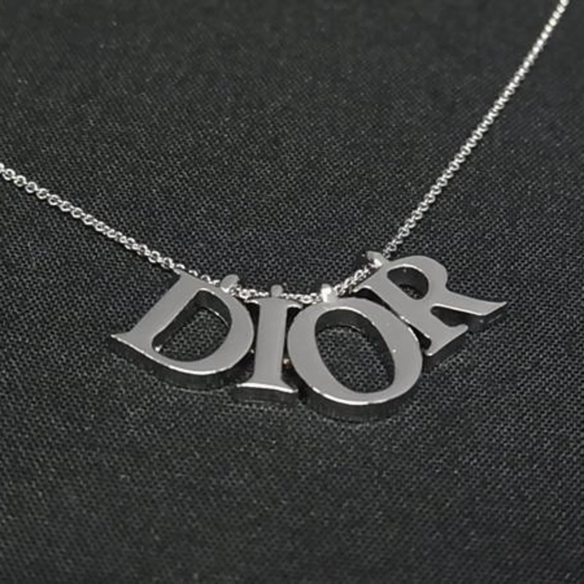 Pendant Necklace Silver Metal - Image 2