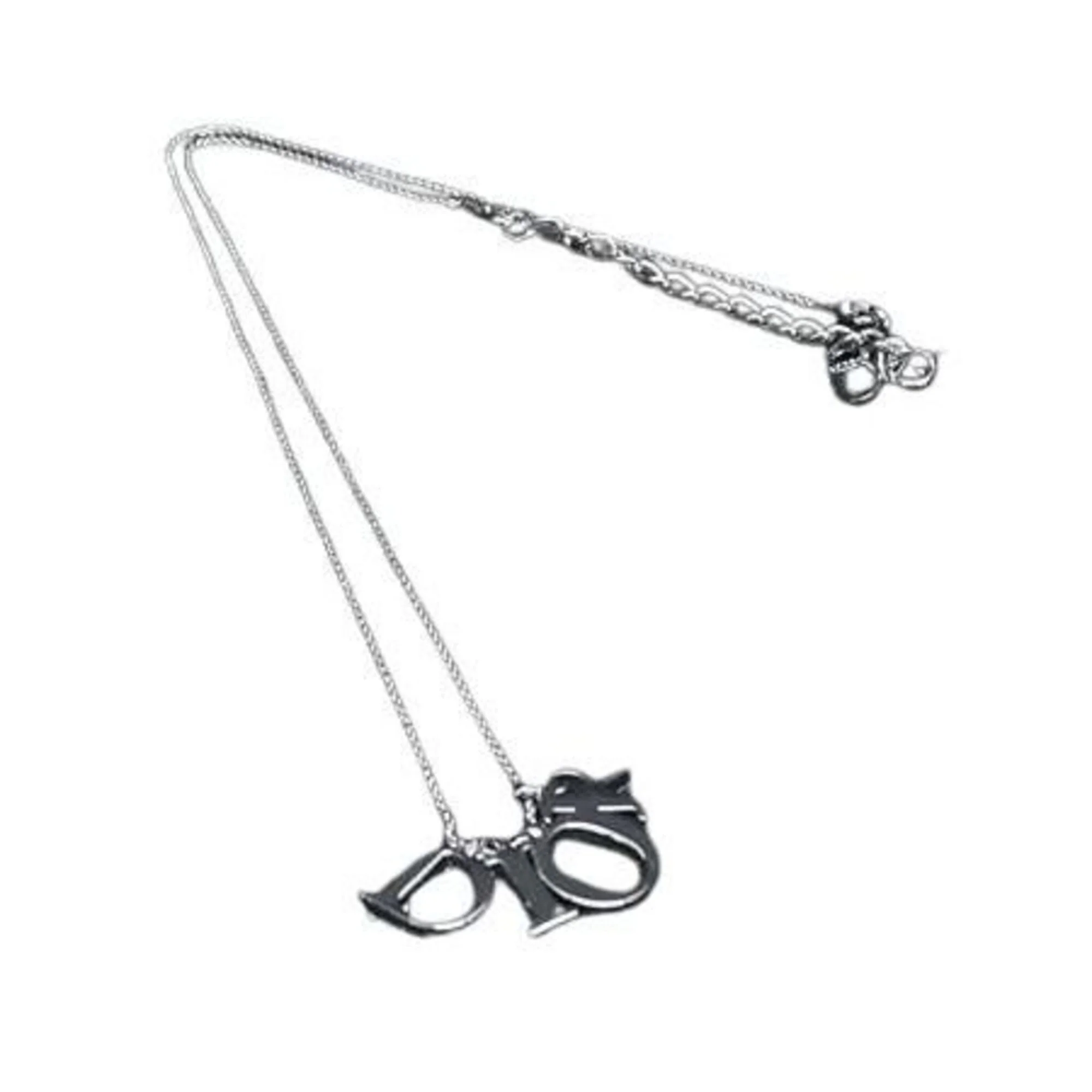 Pendant Necklace Silver Metal