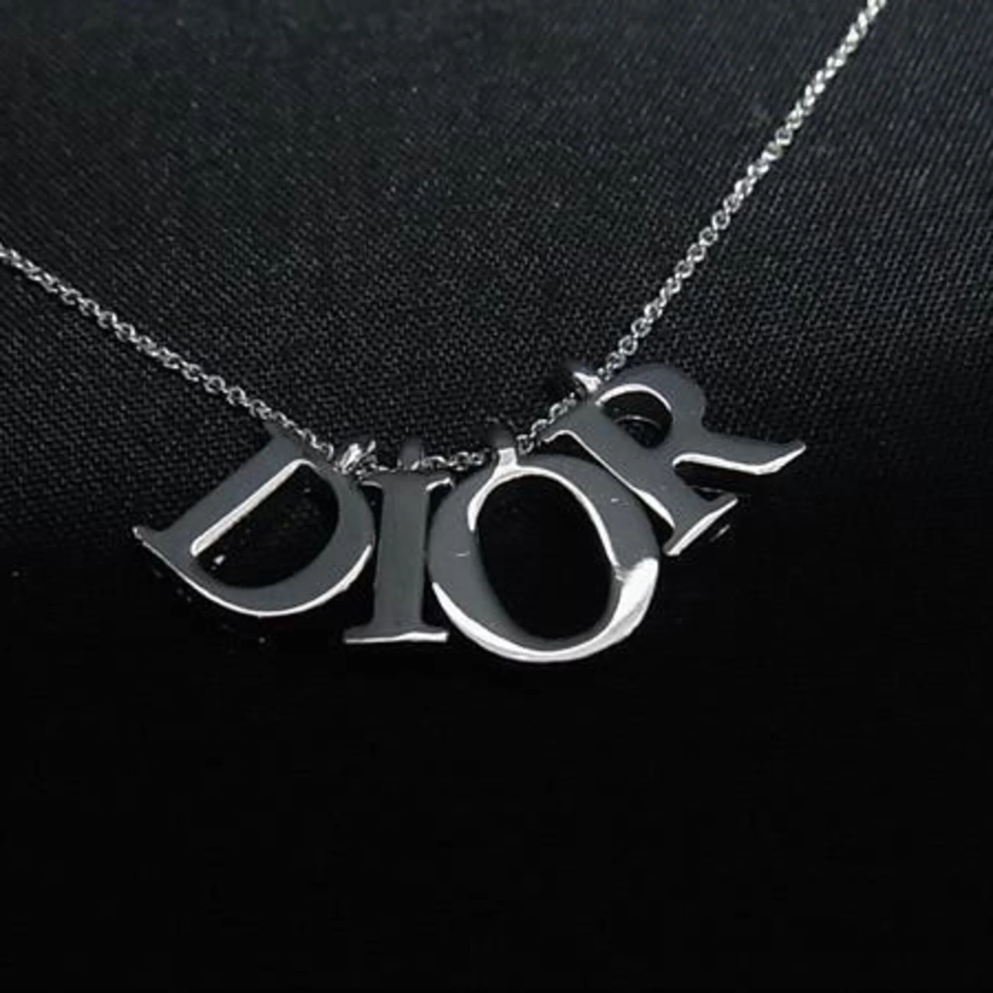 Pendant Necklace Silver Metal - Image 2