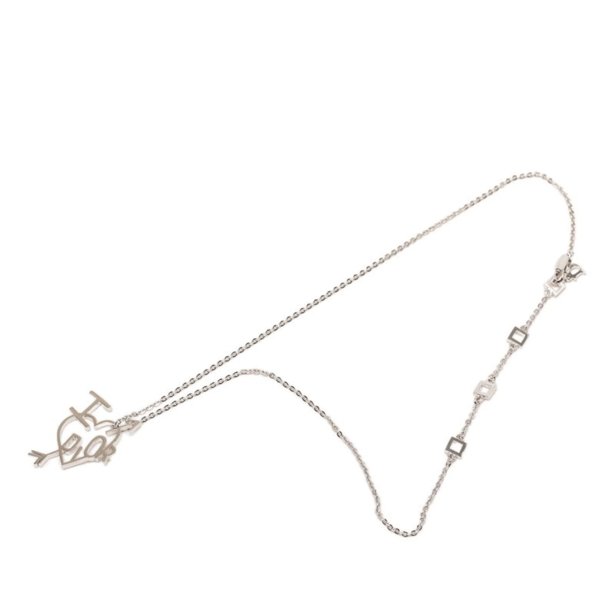 Pendant Necklace Silver Metal - Image 2