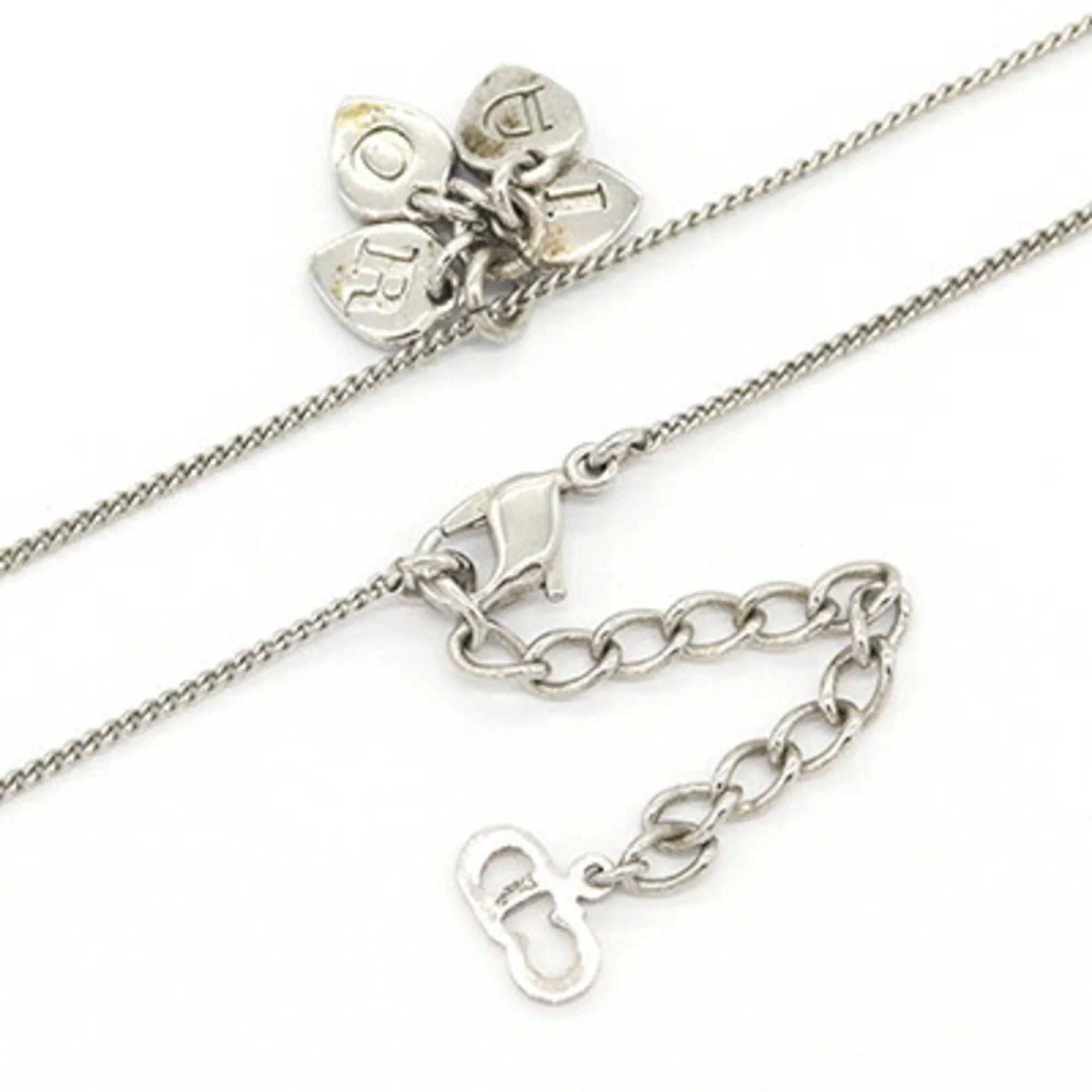 Pendant Necklace Silver Metal Heart - Image 3