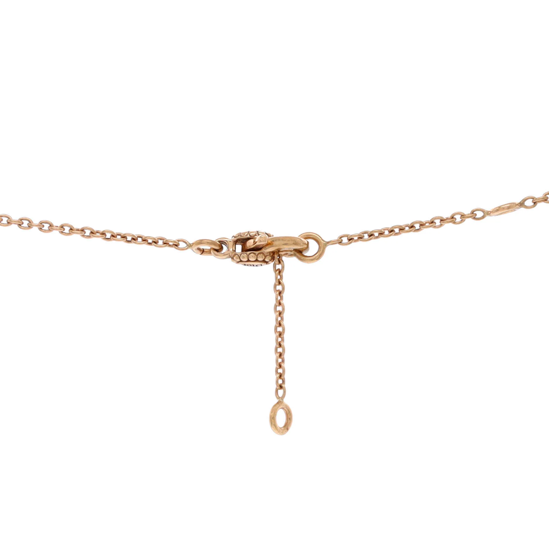 Rose Couture Pendant Necklace 18K Rose Gold with Diamonds - Image 4