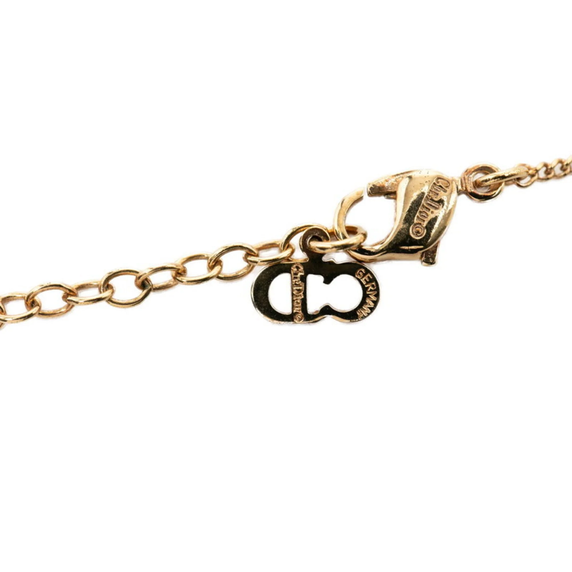 Round Chain Pendant Necklace Gold - Image 4