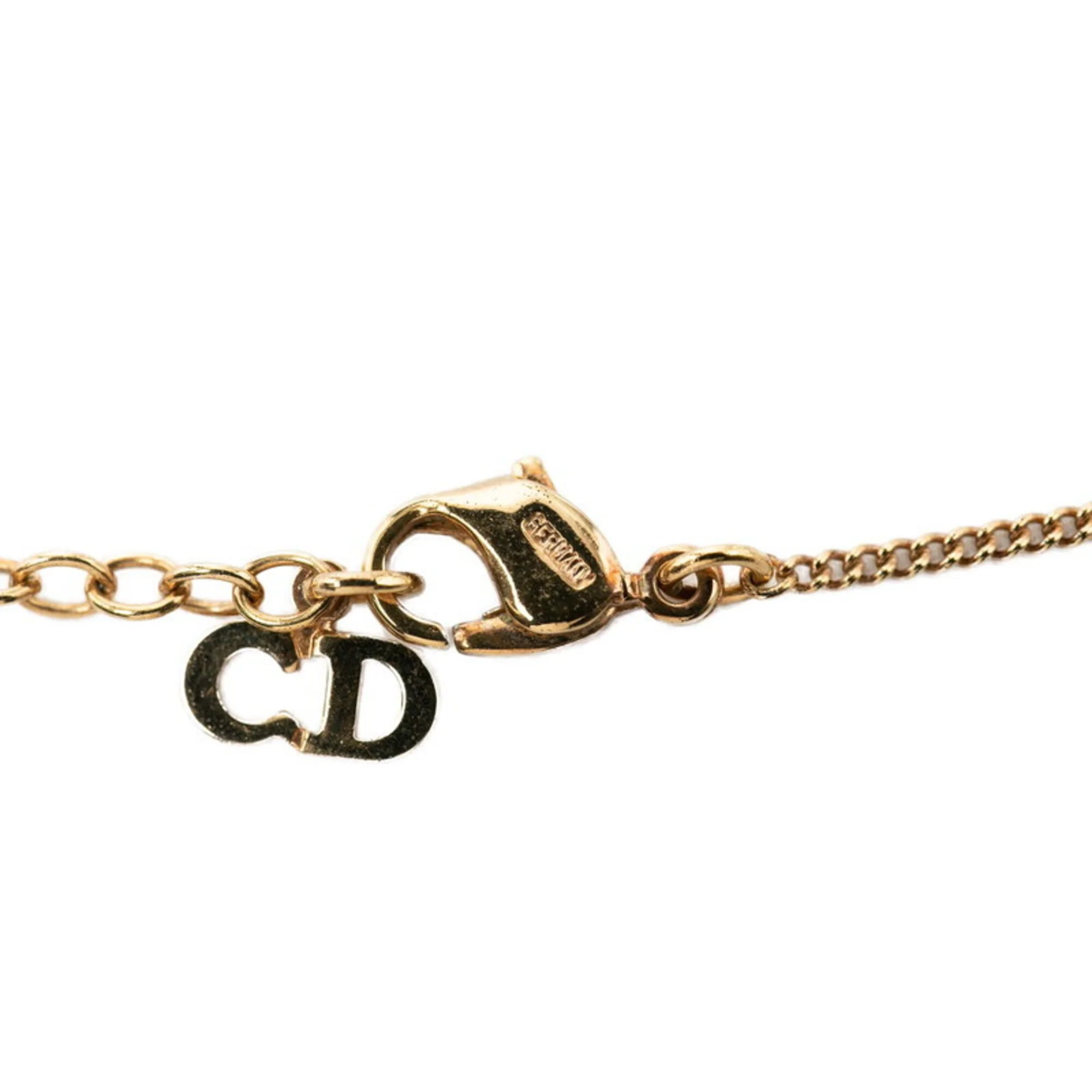 Round Chain Pendant Necklace Gold - Image 5
