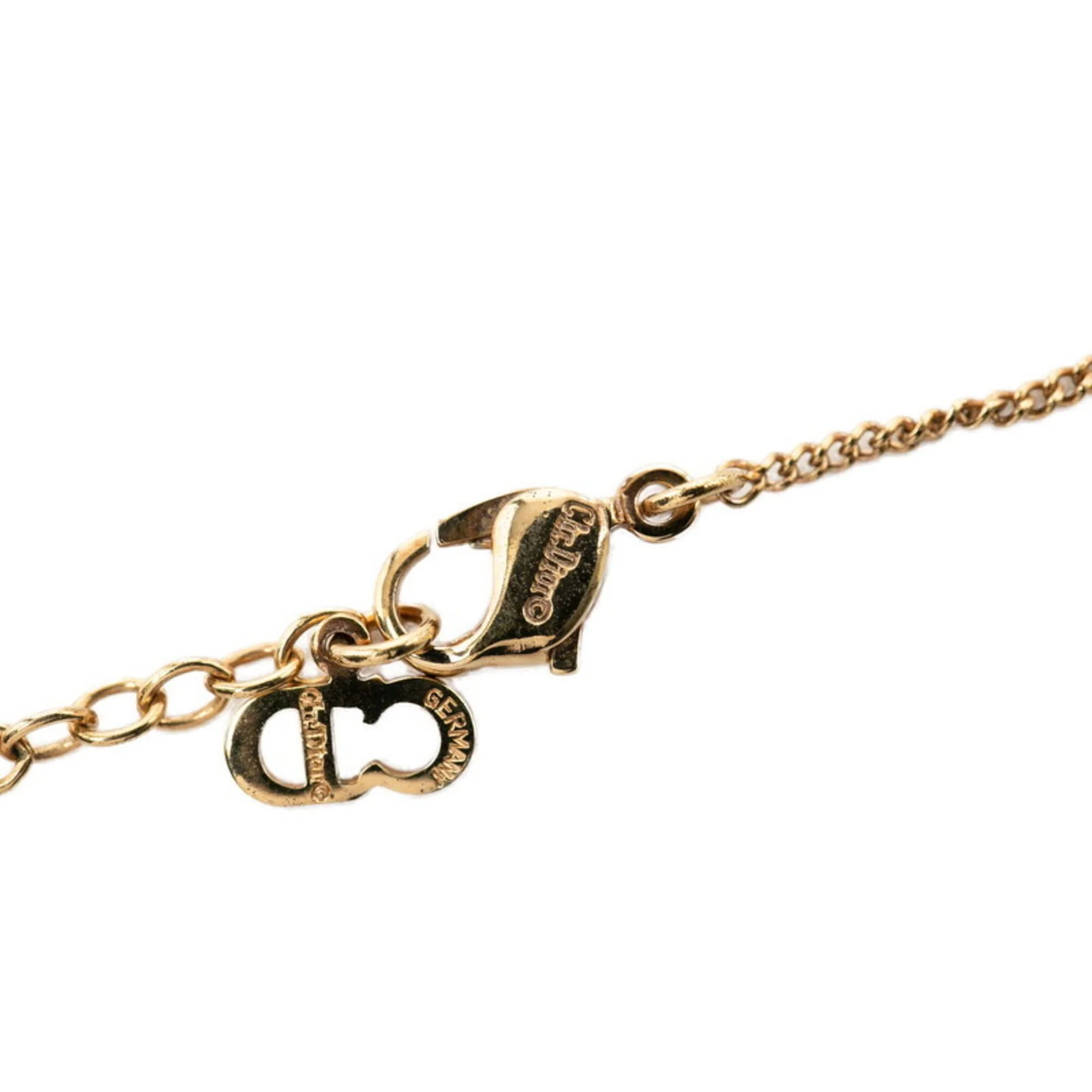 Round Chain Pendant Necklace Gold - Image 6