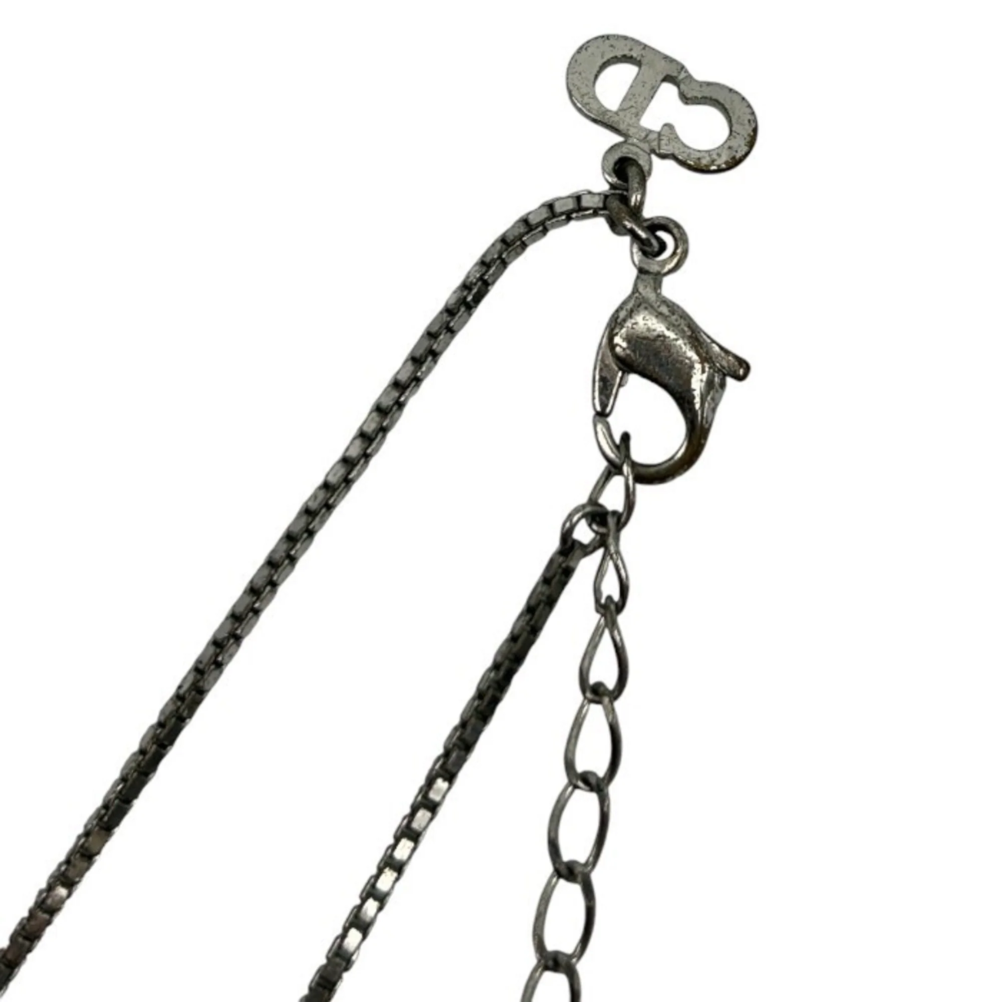Trotter Plate Pendant Necklace Blue Silver - Image 3