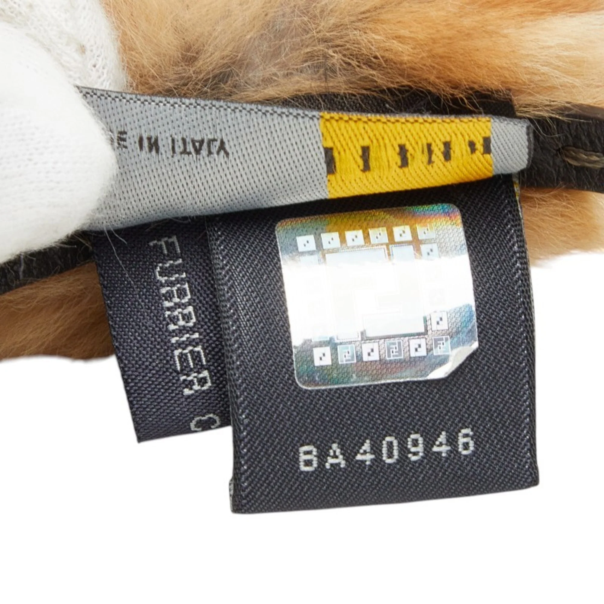 Necklace Brown Fur and Leather - Image 5
