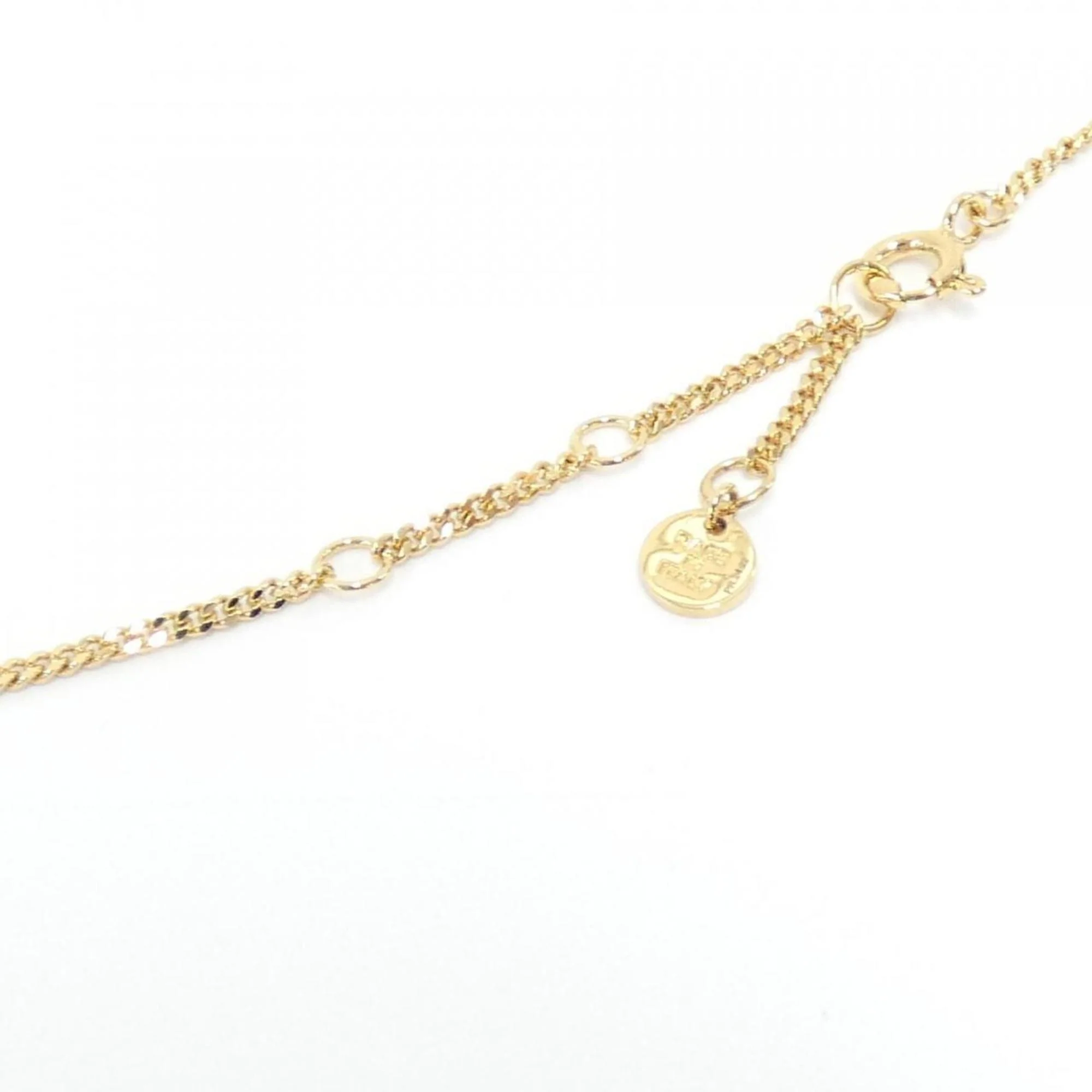 Pendant Necklace Gold Clear - Image 5