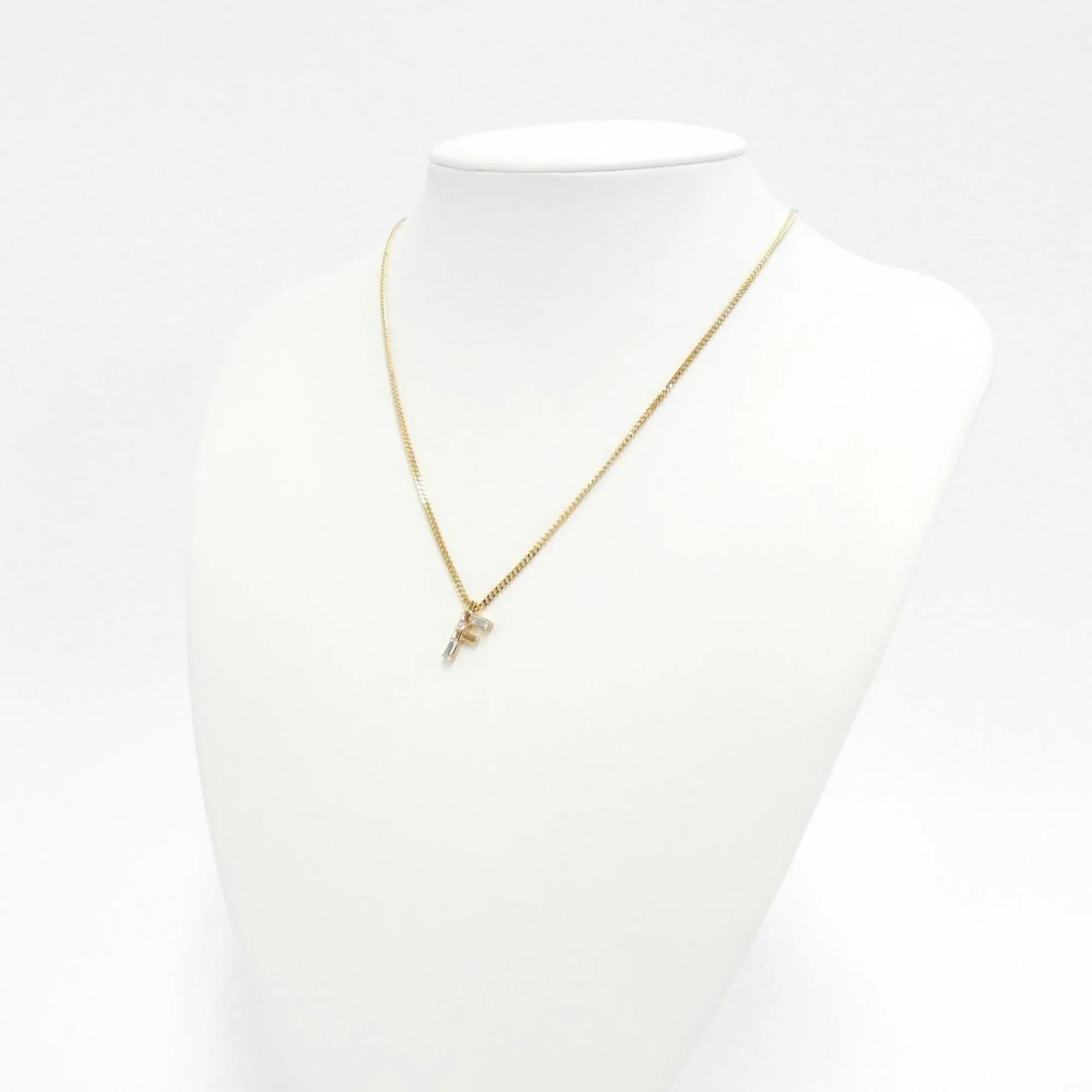 Pendant Necklace Gold Clear - Image 6
