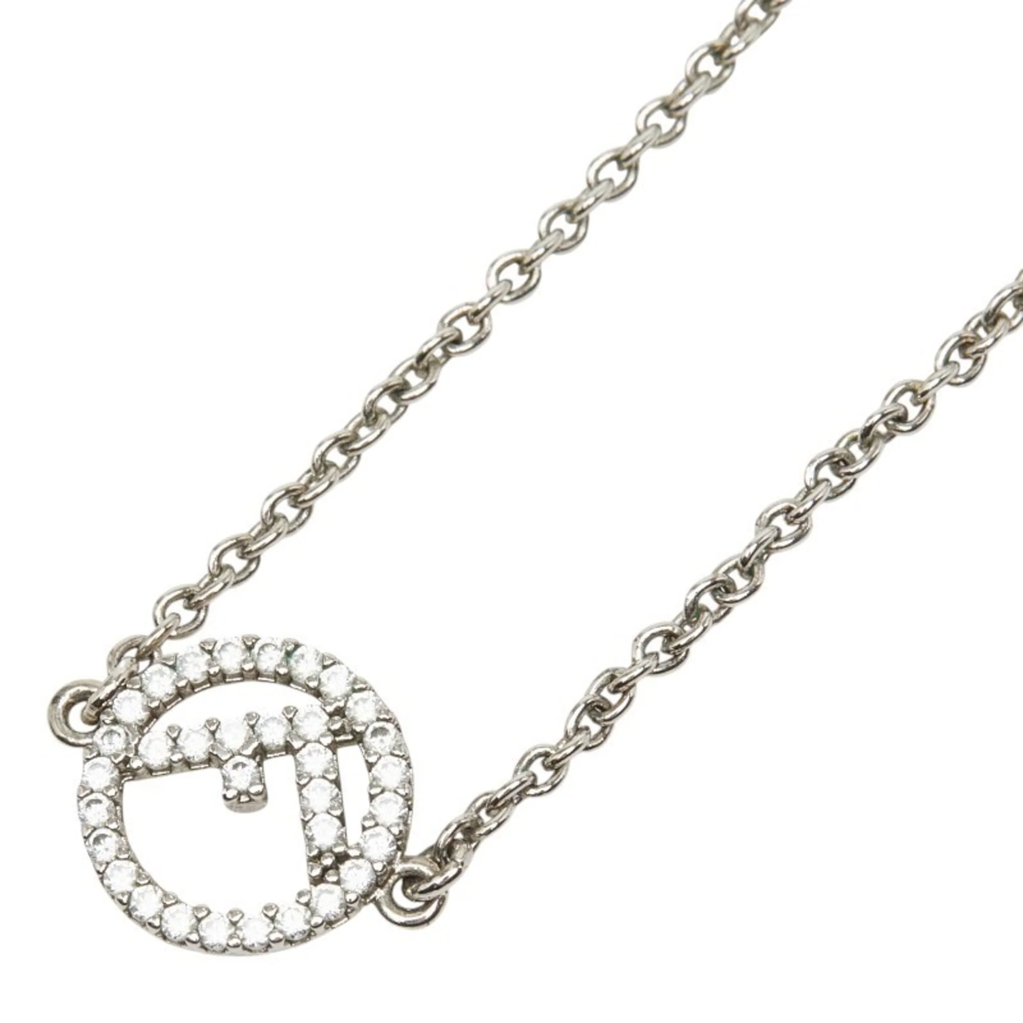 Pendant Necklace Metal with Cubic Zirconia