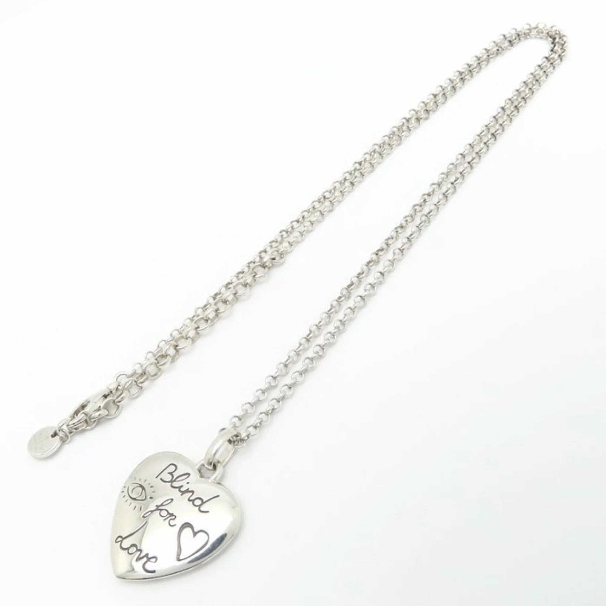 Blind for Love Pendant Necklace Sterling Silver - Image 3