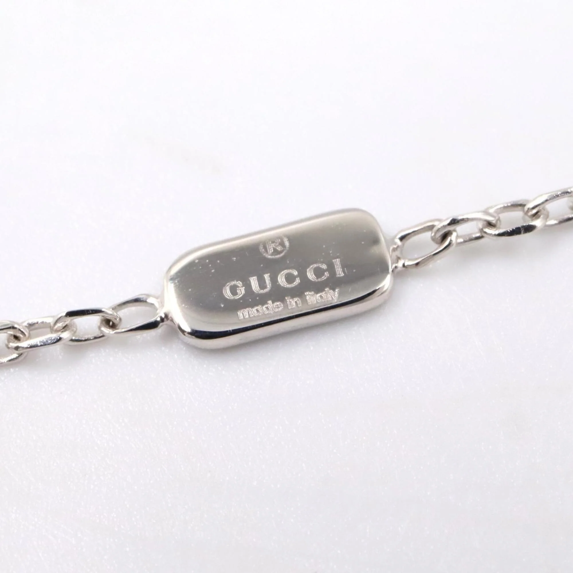 Icon Pendant Necklace 18K White Gold - Image 3