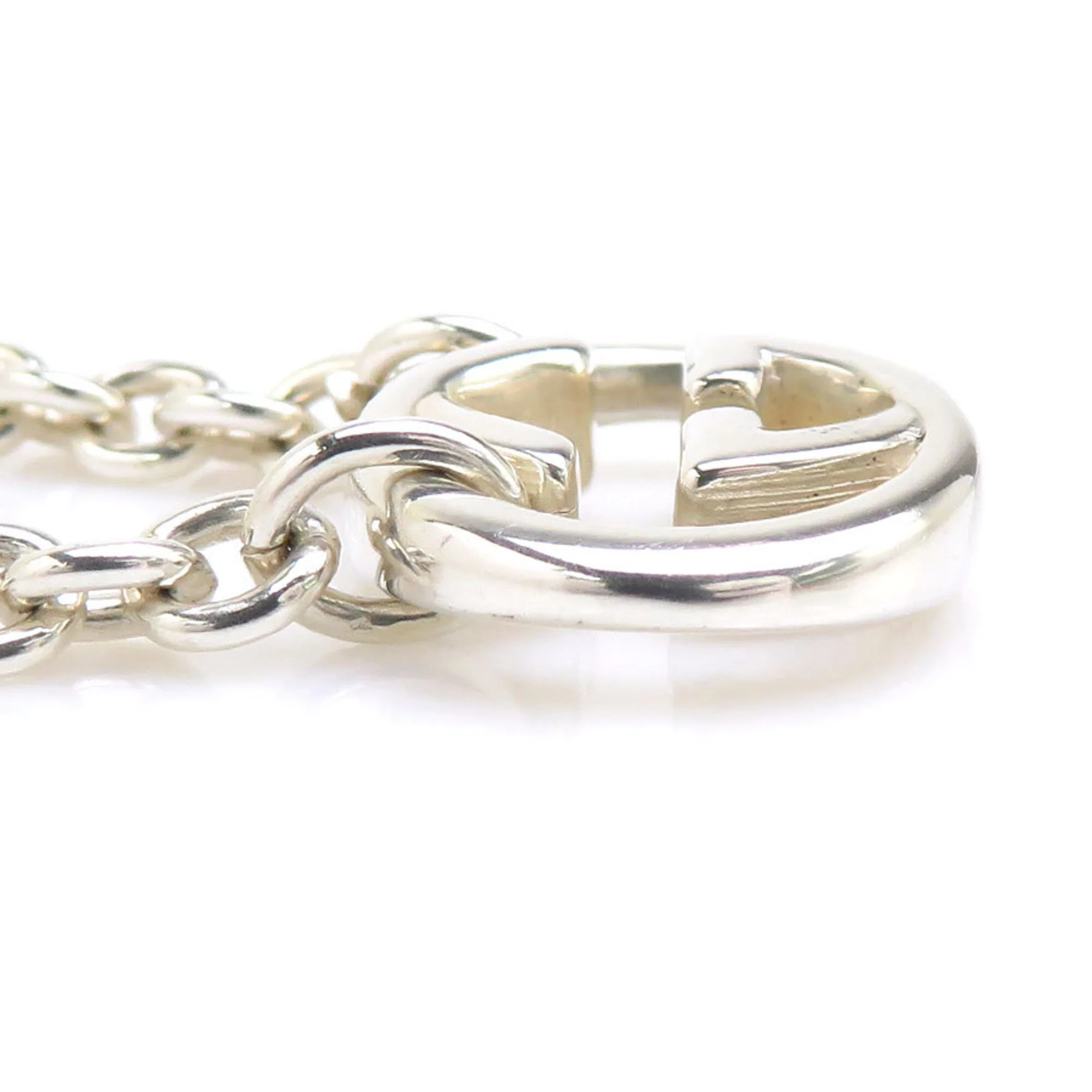 Interlocking G Pendant Necklace Sterling Silver - Image 2