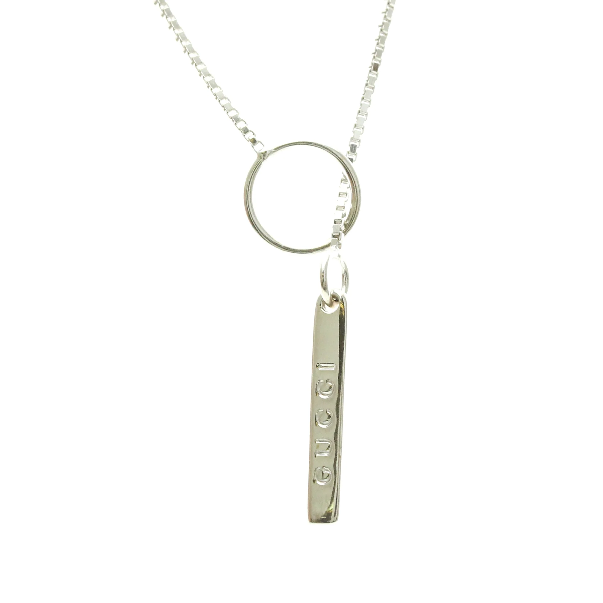 Pendant Necklace 18K White Gold - Image 2