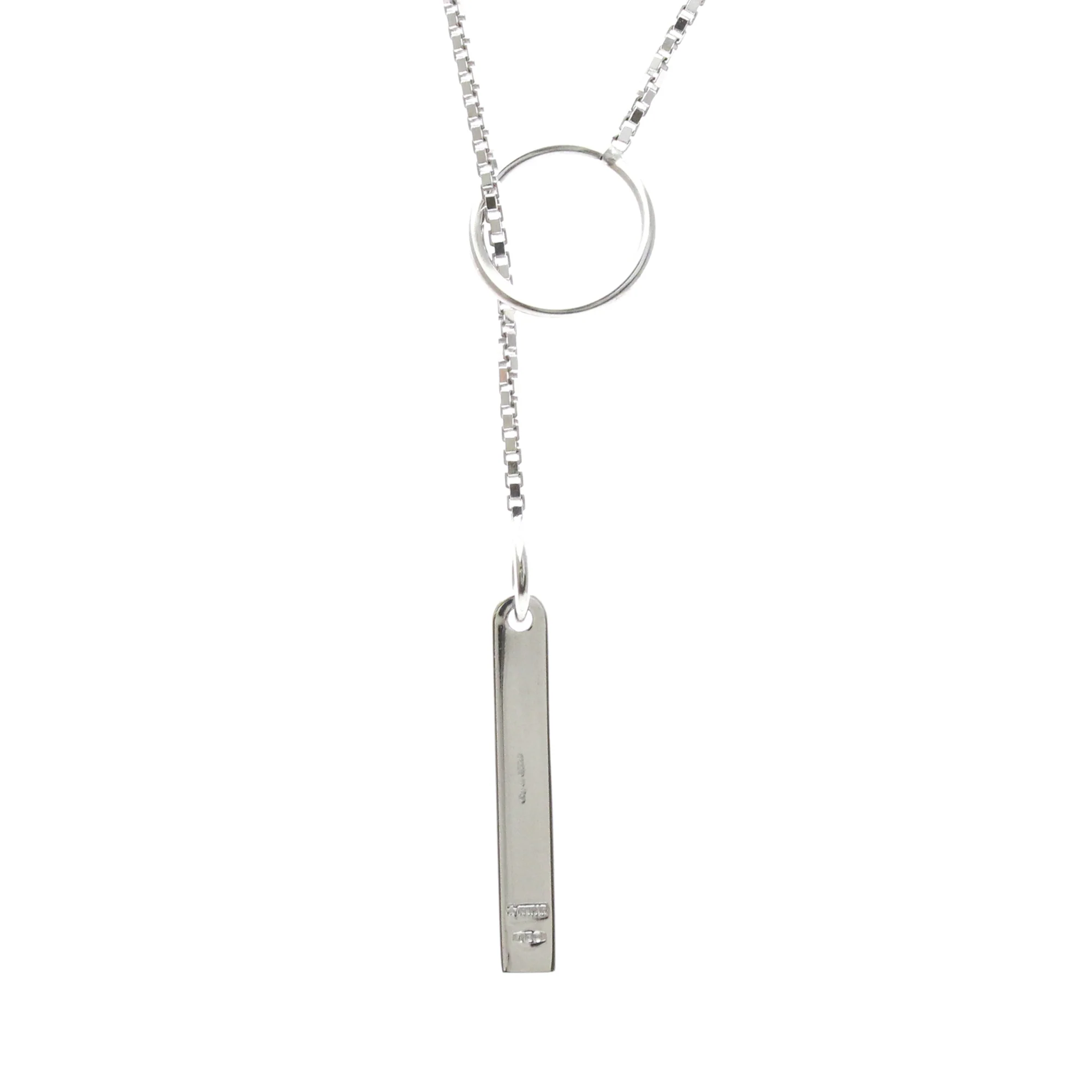 Pendant Necklace 18K White Gold - Image 2