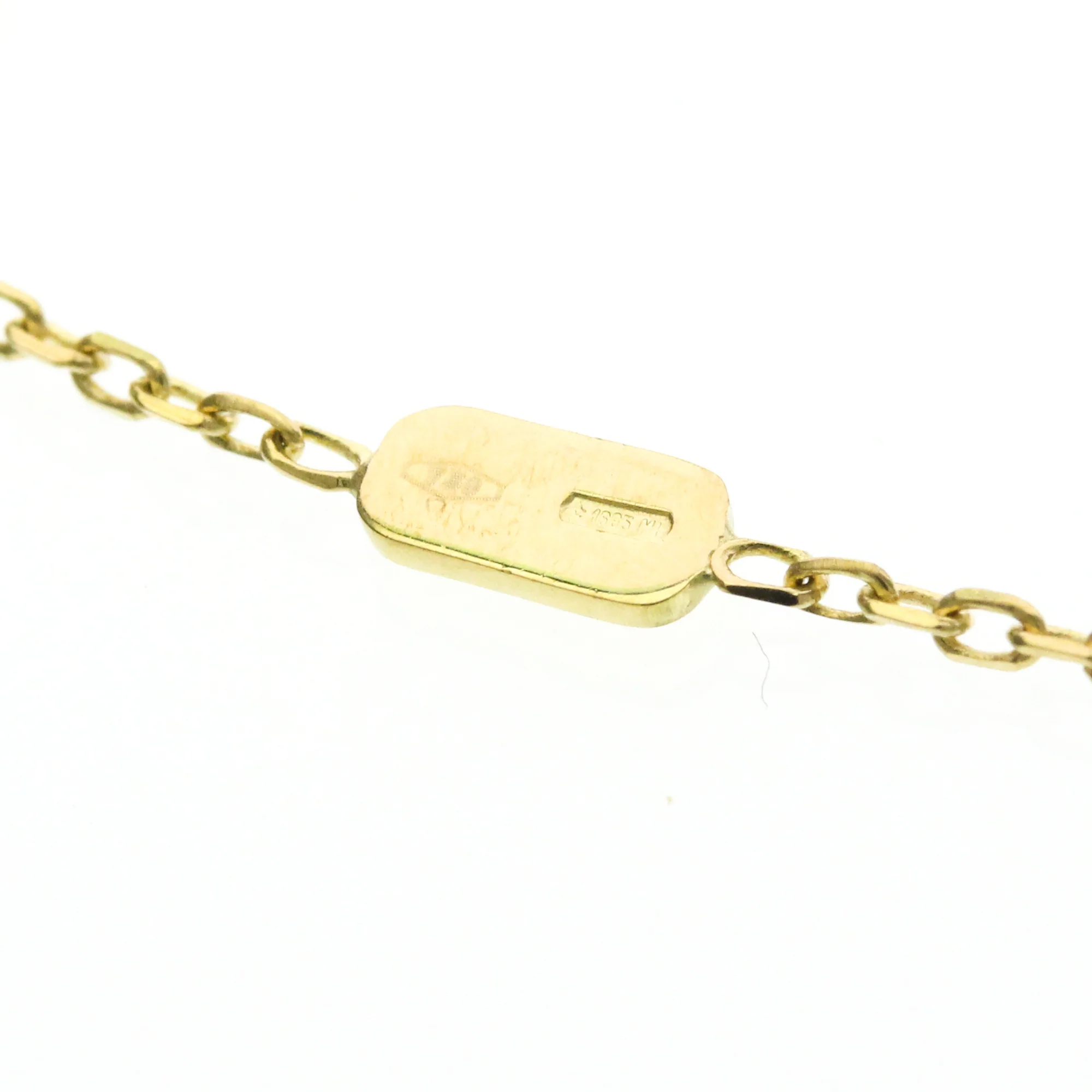 Pendant Necklace 18K Yellow Gold - Image 9