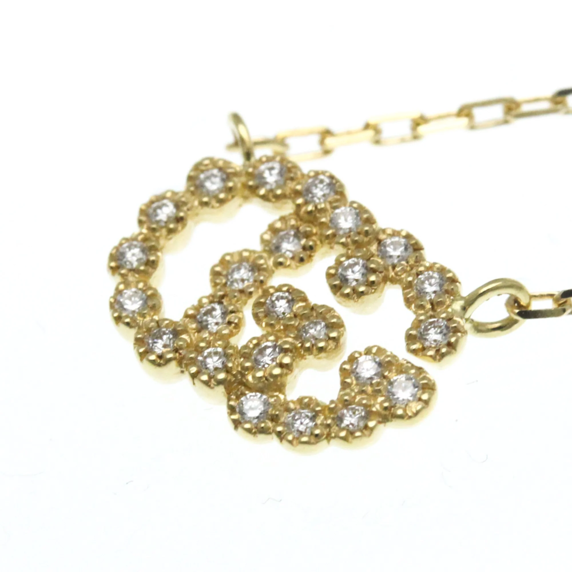 Pendant Necklace 18K Yellow Gold with Diamond - Image 7