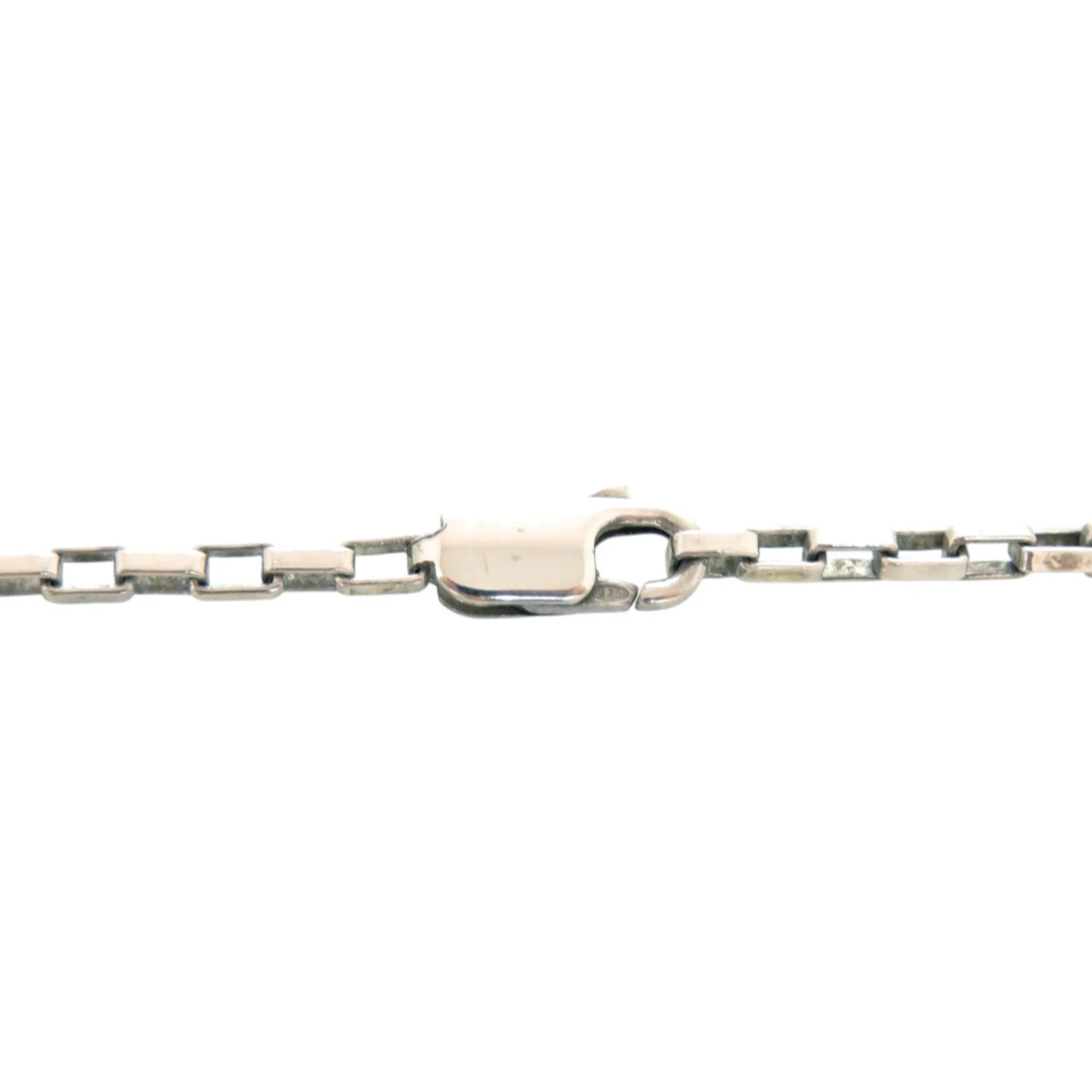 Plate Pendant Necklace Sterling Silver - Image 6