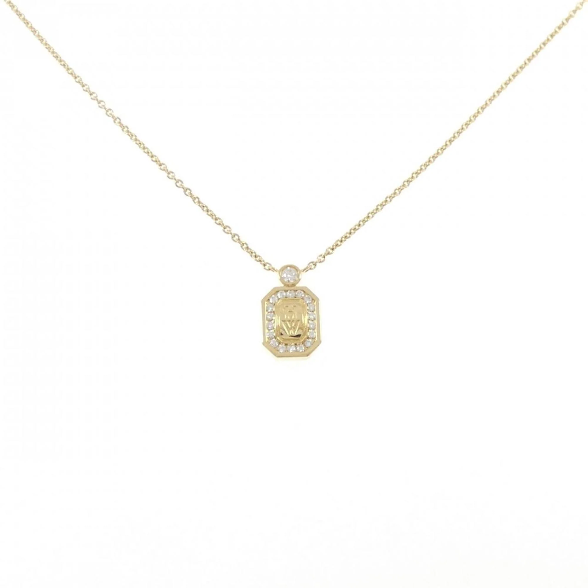 Pendant Necklace 18K Yellow Gold with Diamond
