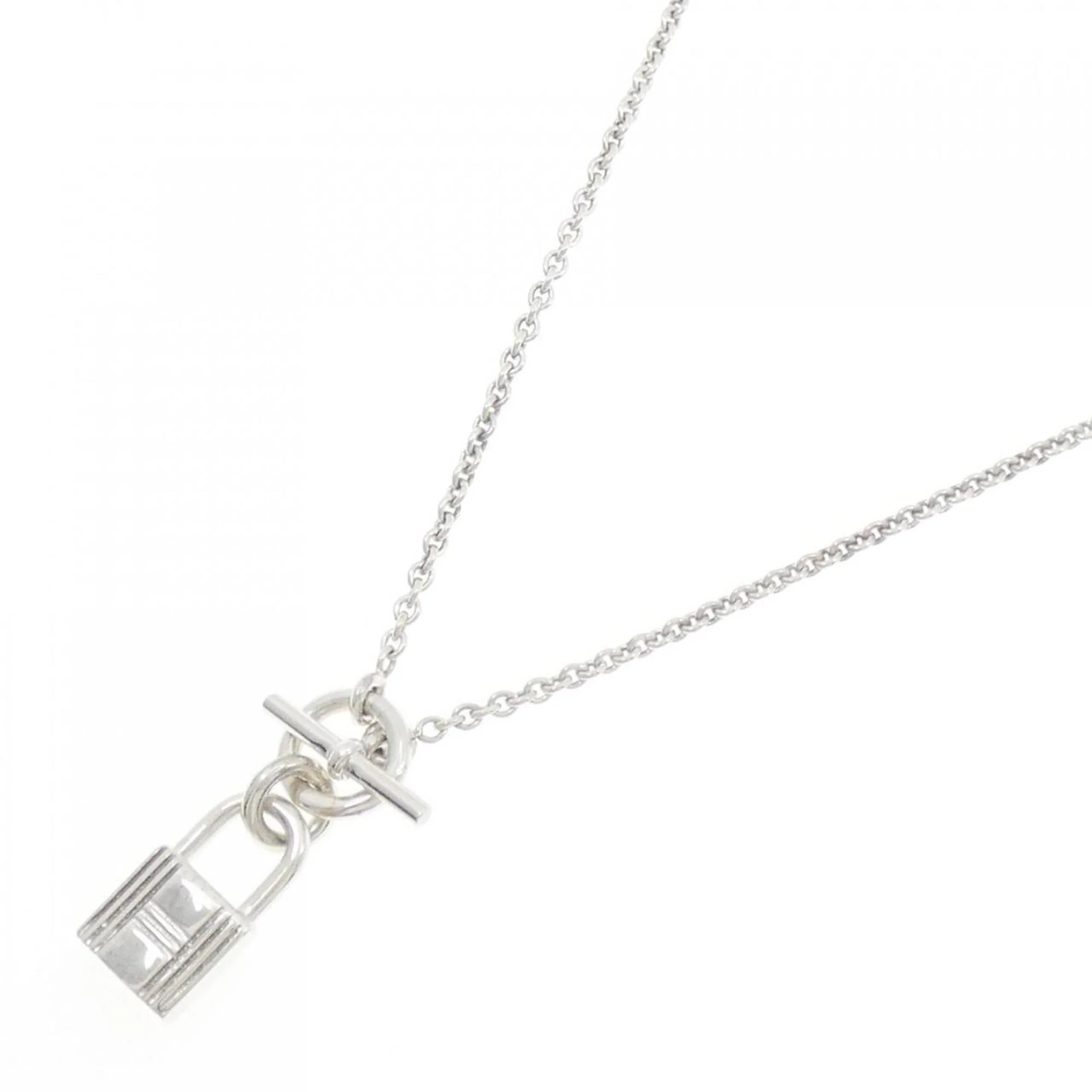 Amulet Padlock Pendant Necklace Sterling Silver - Image 2