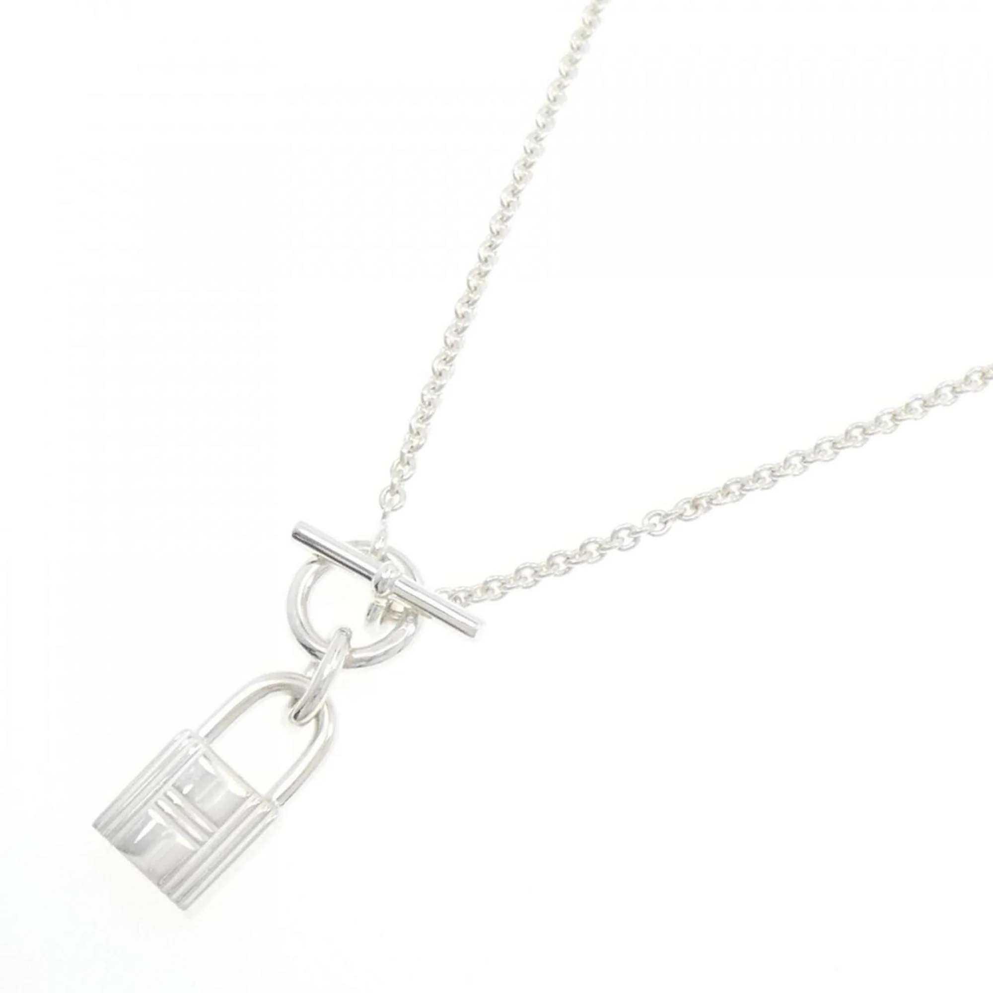 Amulet Padlock Pendant Necklace Sterling Silver - Image 2