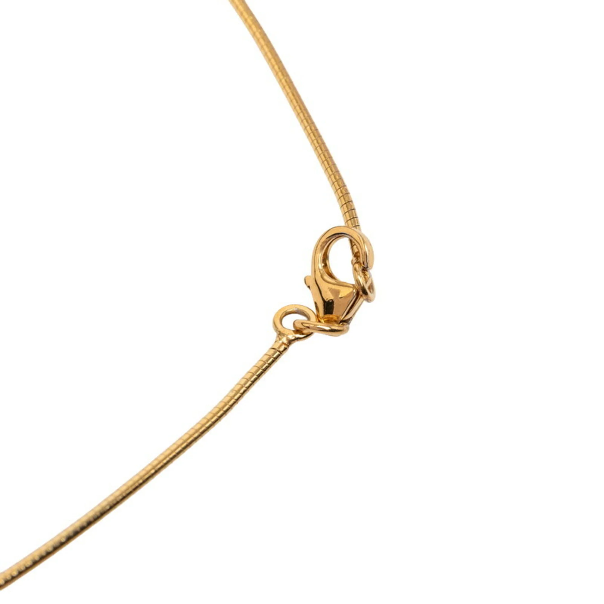 Cage d'H H-Cube Pendant Necklace Enamel and Gold - Image 4
