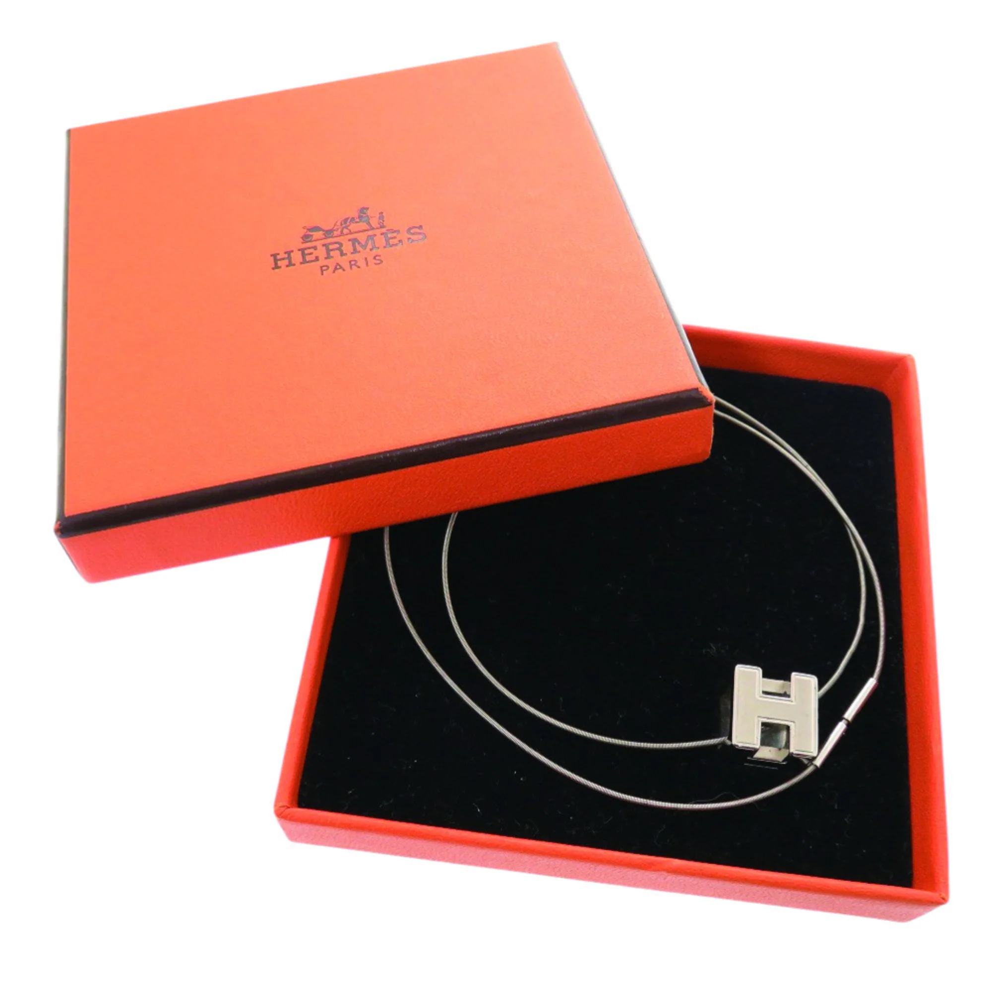 Cage D'H H-Cube Pendant Necklace Metal - Image 2