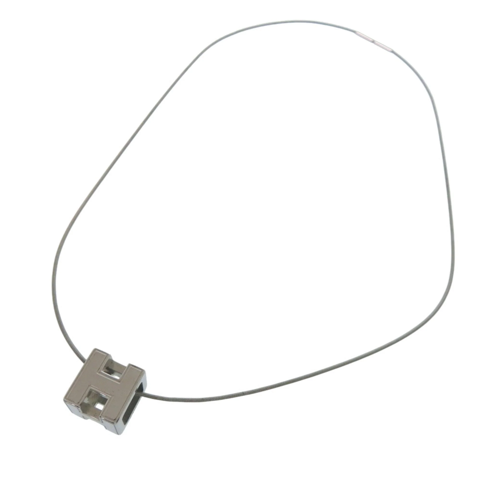 Cage D'H H-Cube Pendant Necklace Metal - Image 3