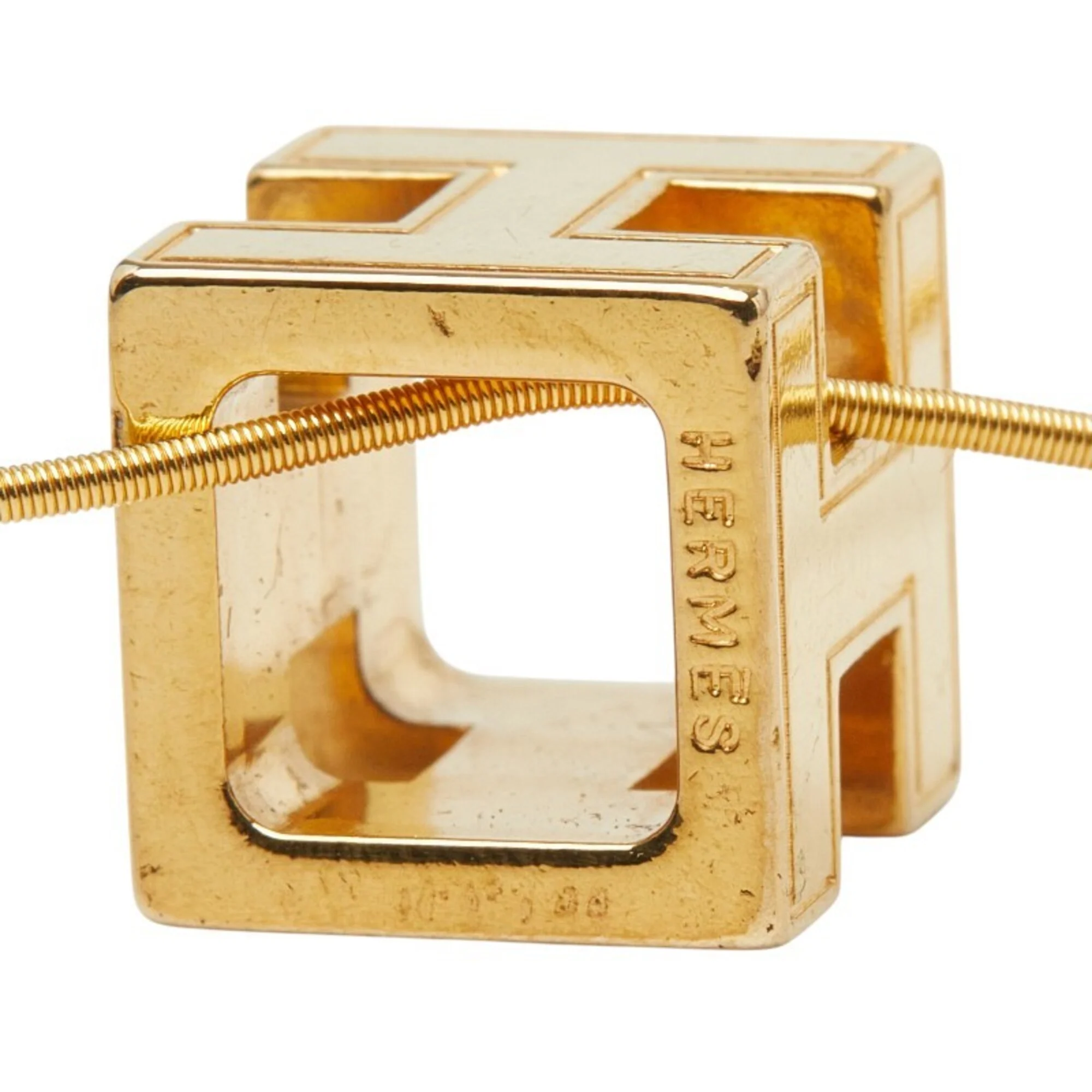 Cage d'H Pendant Necklace Gold - Image 7