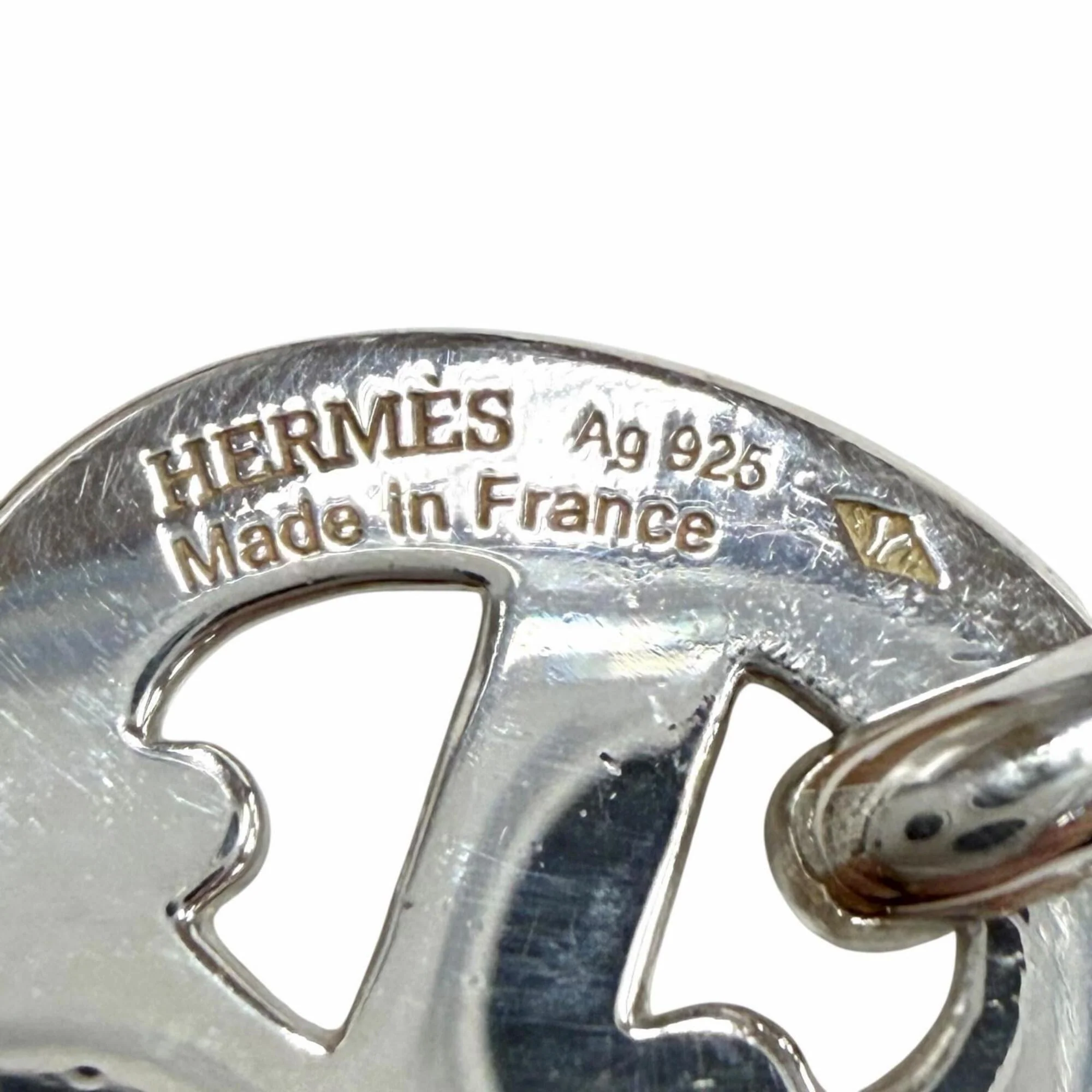 Chaine d'Ancre Enchainée Pendant Necklace Sterling Silver Mini - Image 7