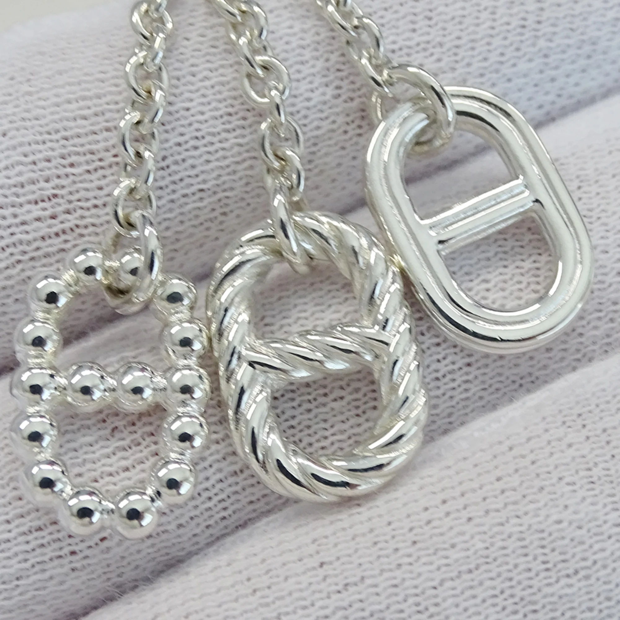 Chaine d'Ancre Parade Pendant Necklace Sterling Silver Mini - Image 8