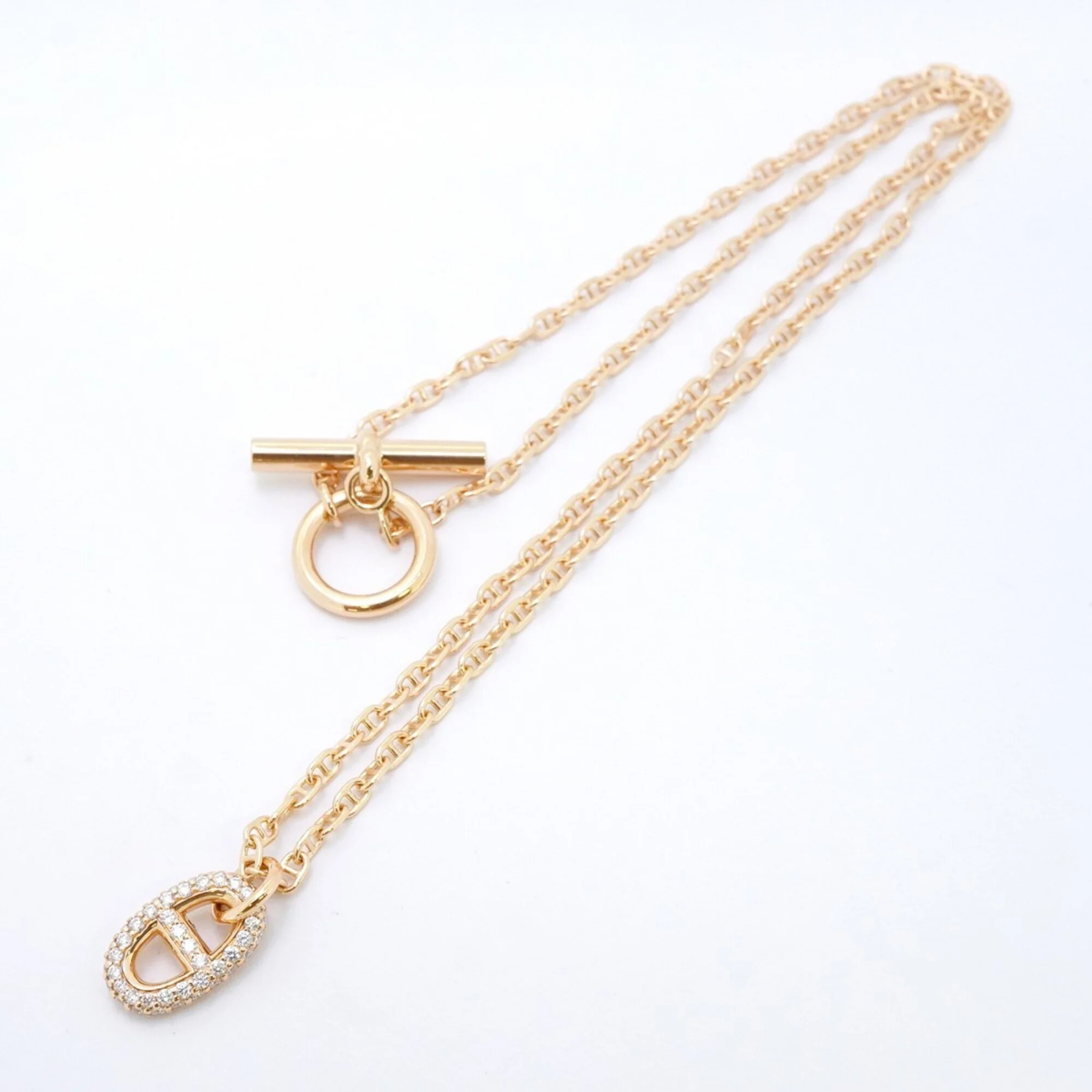 Farandole Pendant Necklace 18K Rose Gold with Diamond - Image 3