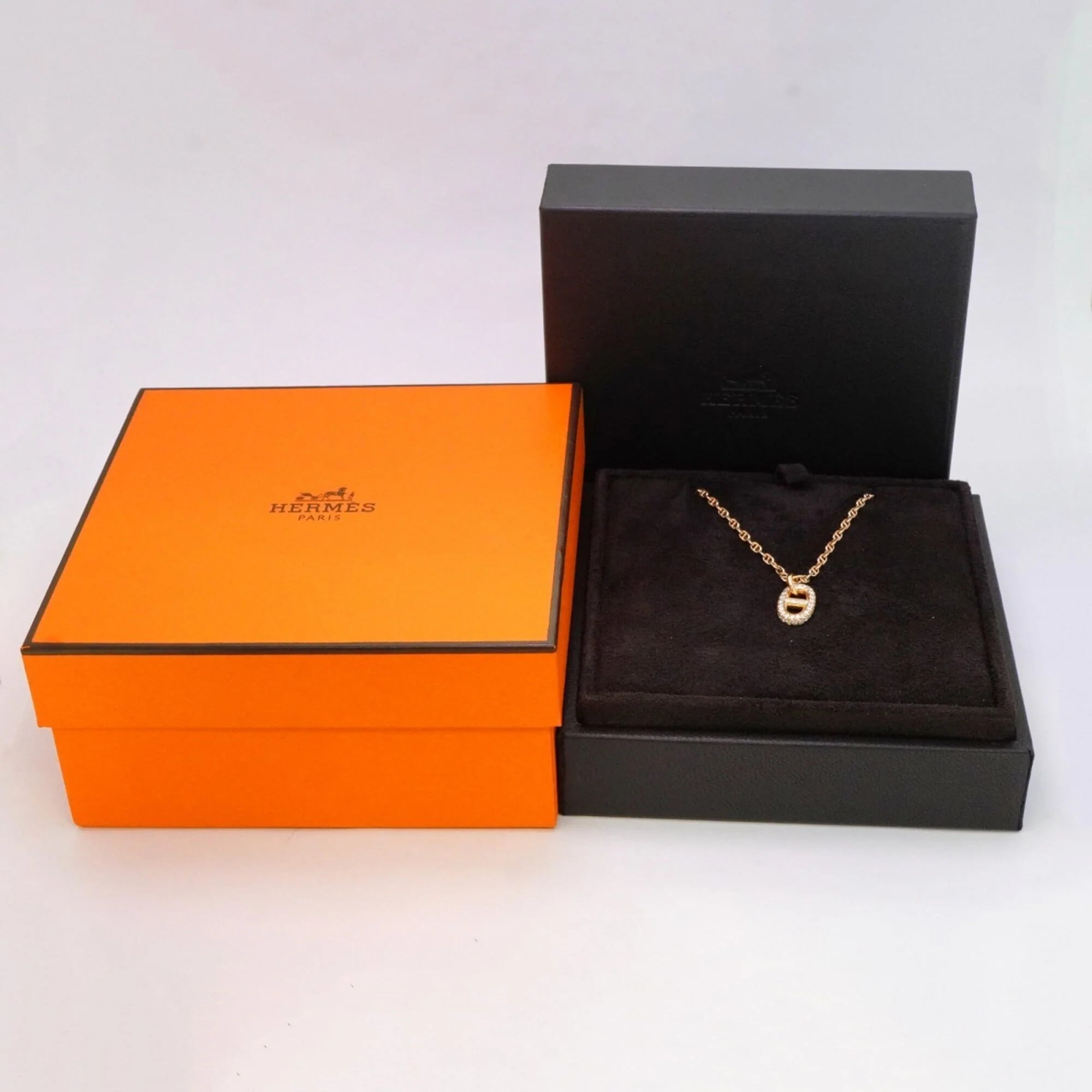 Farandole Pendant Necklace 18K Rose Gold with Diamond - Image 7