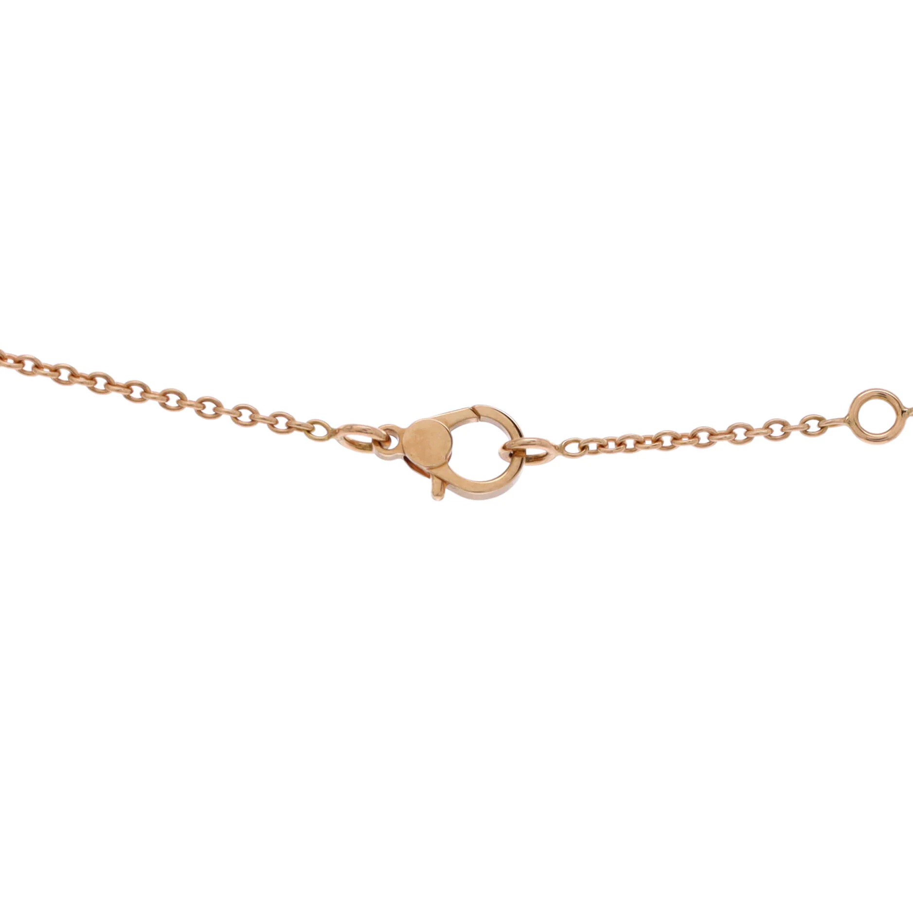 Finesse Pendant Necklace 18K Rose Gold and Diamonds - Image 4