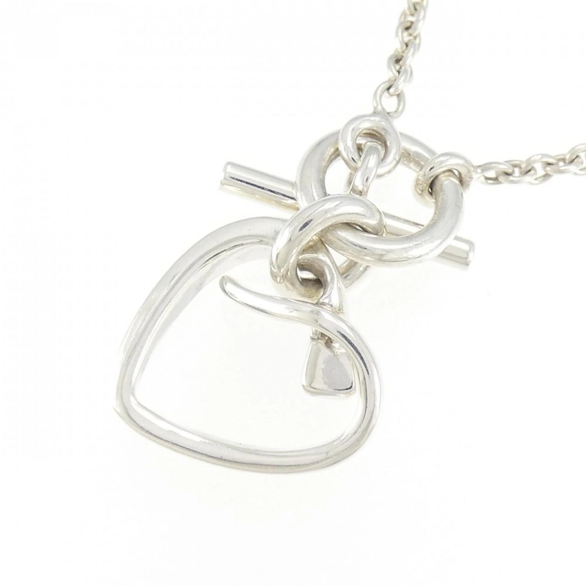 Heart Pendant Necklace Sterling Silver - Image 4