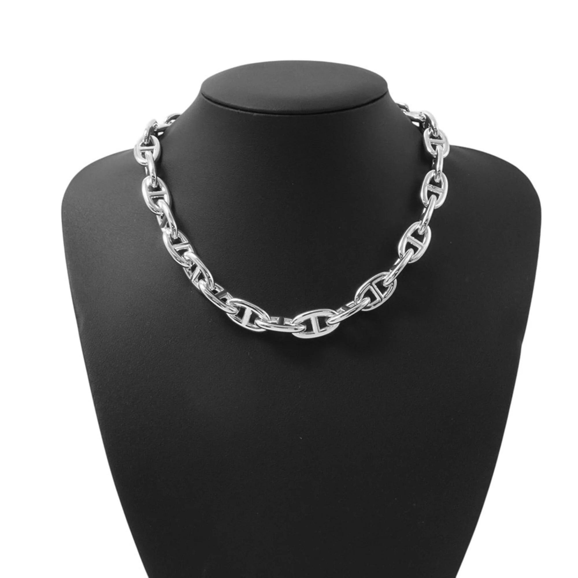Kara Pendant Necklace Sterling Silver Large - Image 3