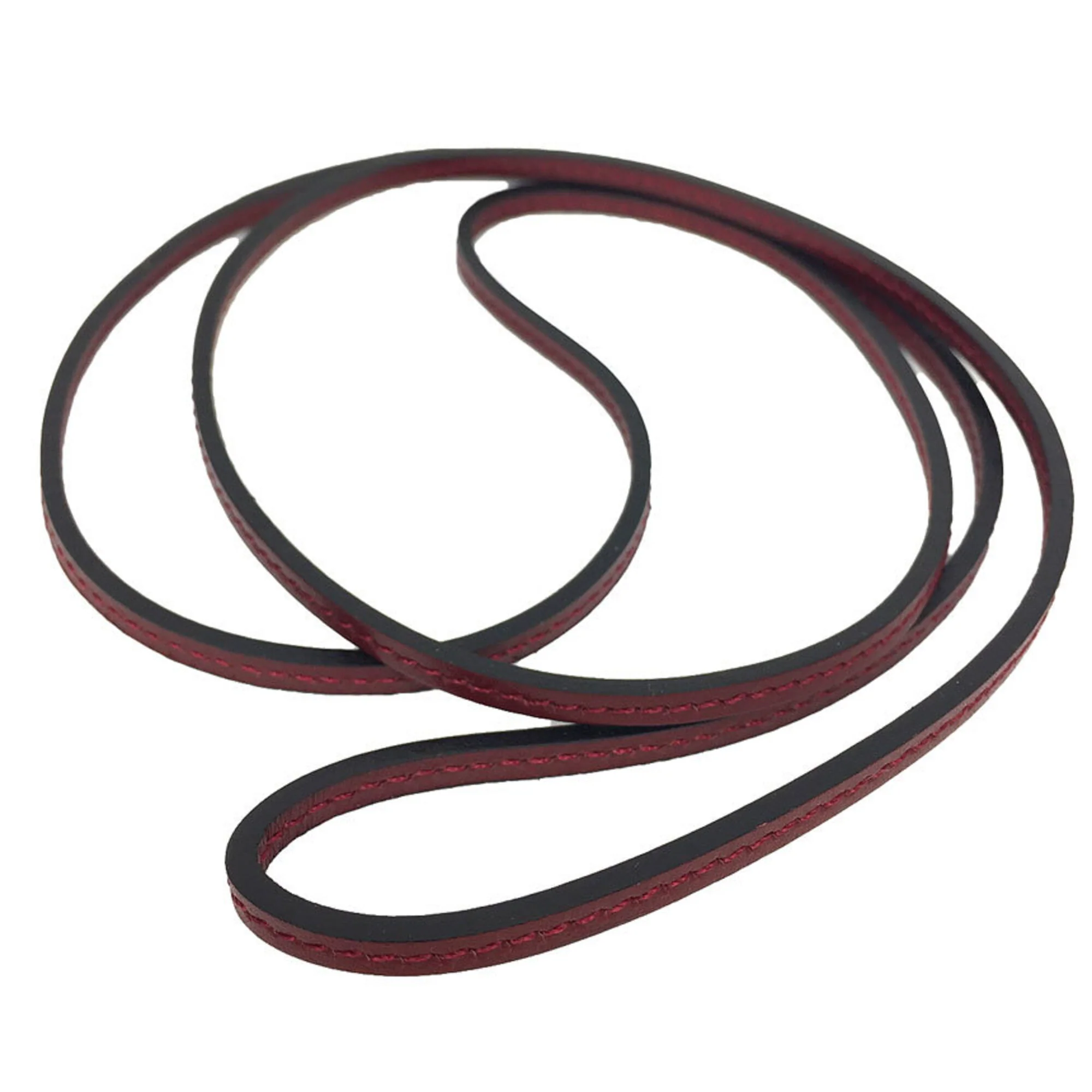 Lanieres Necklace Leather Rouge H