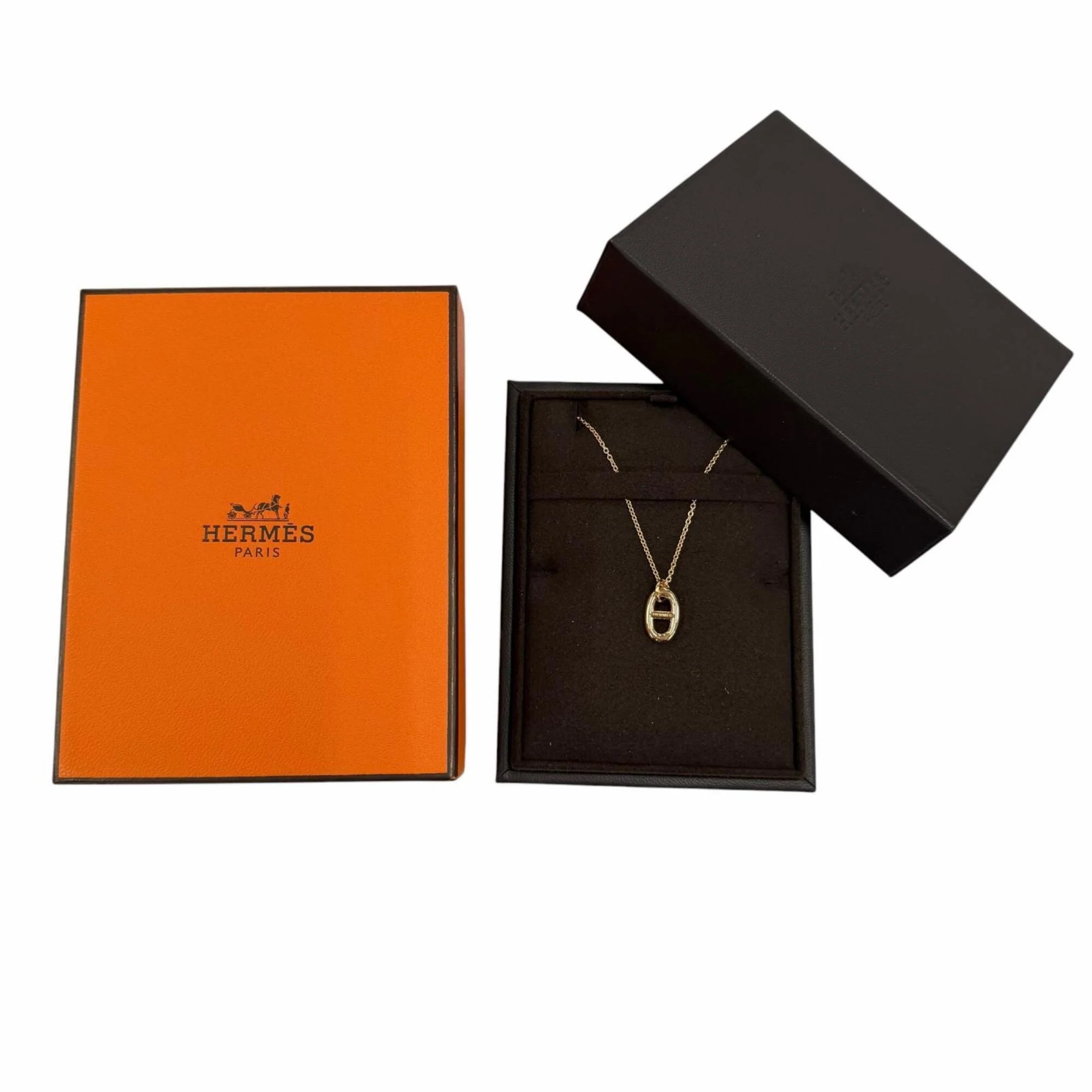 Pendant Necklace 18K Rose Gold Mini - Image 2
