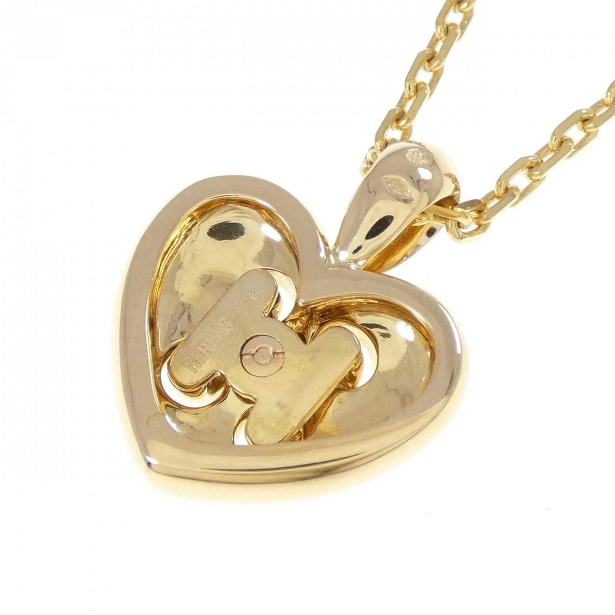 Pendant Necklace 18K Yellow Gold with Diamond - Image 4