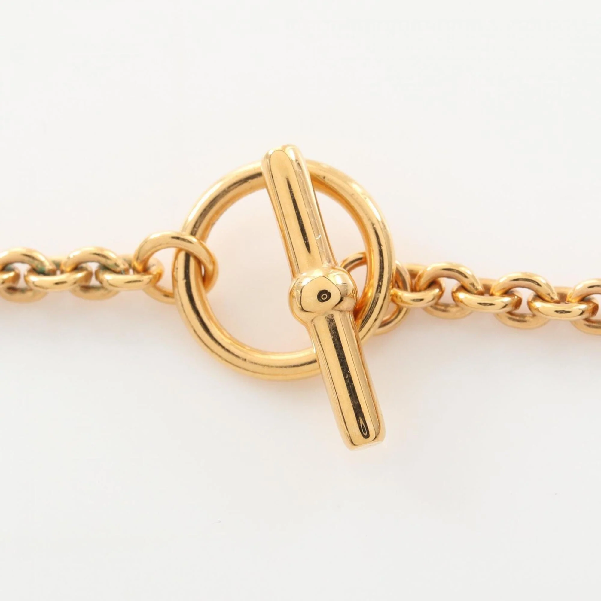 Pendant Necklace Enamel Gold Tone - Image 4