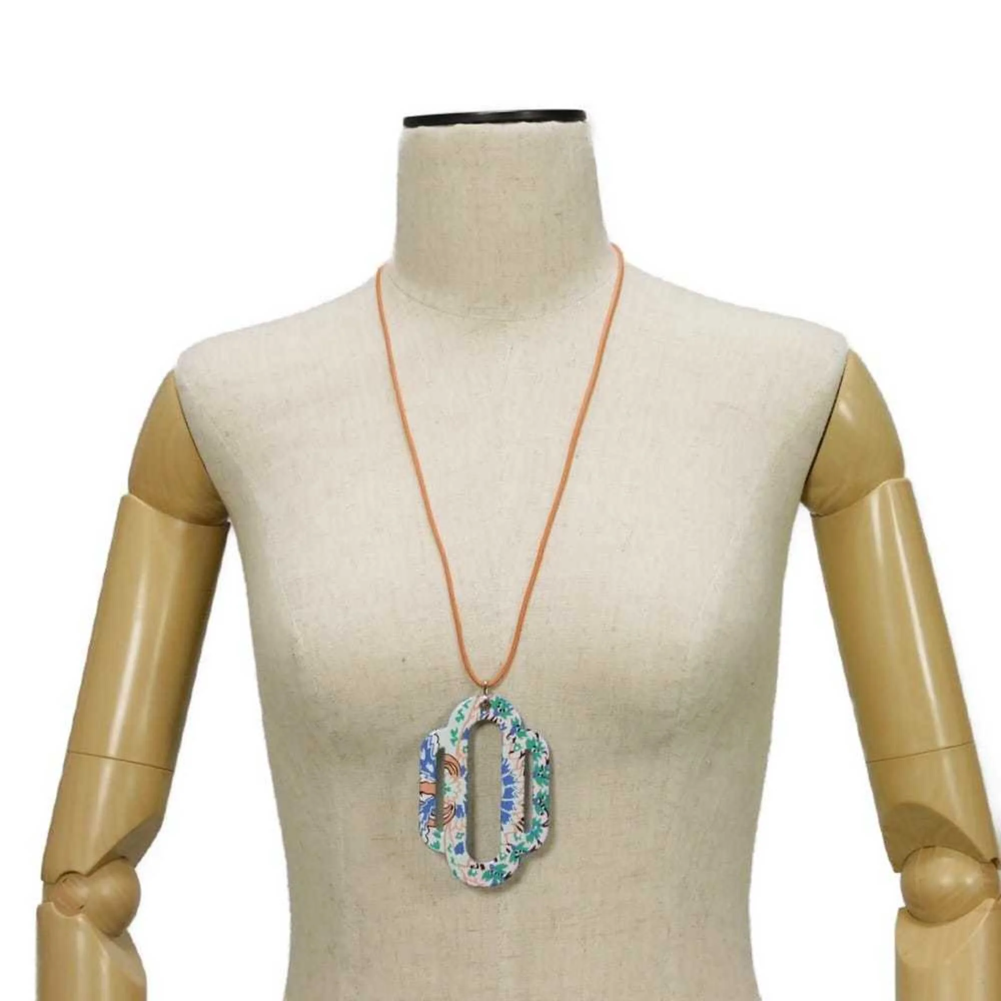 Pendant Necklace Enamel Multi-Color - Image 3