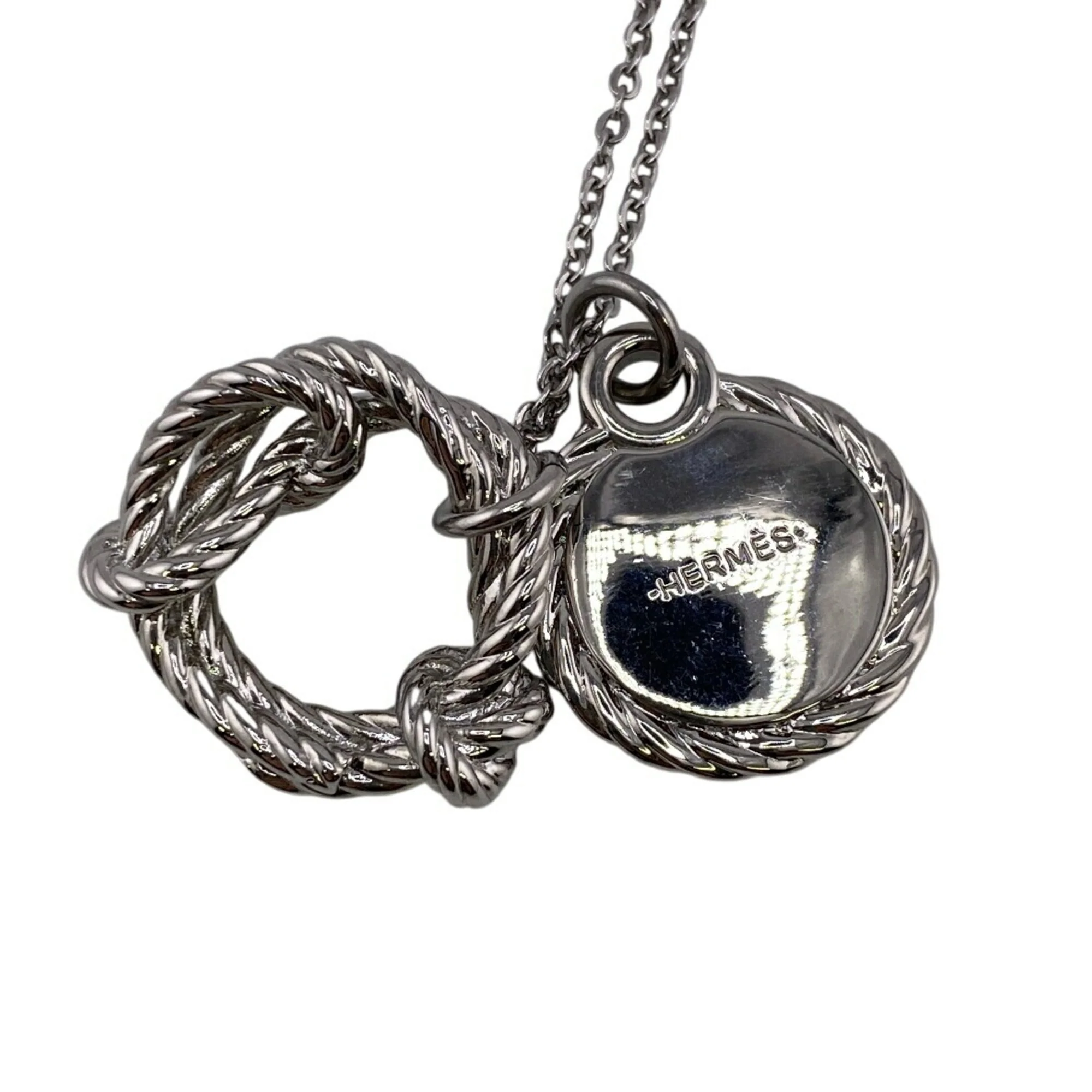 Pendant Necklace Metal Silver - Image 3